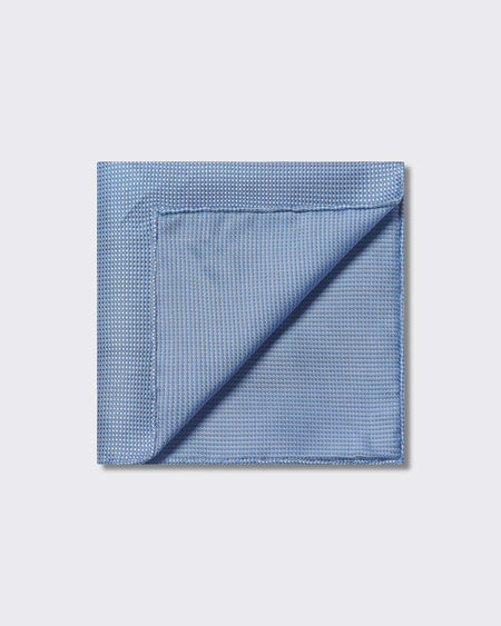 Barne Neat Blue Pocket Square