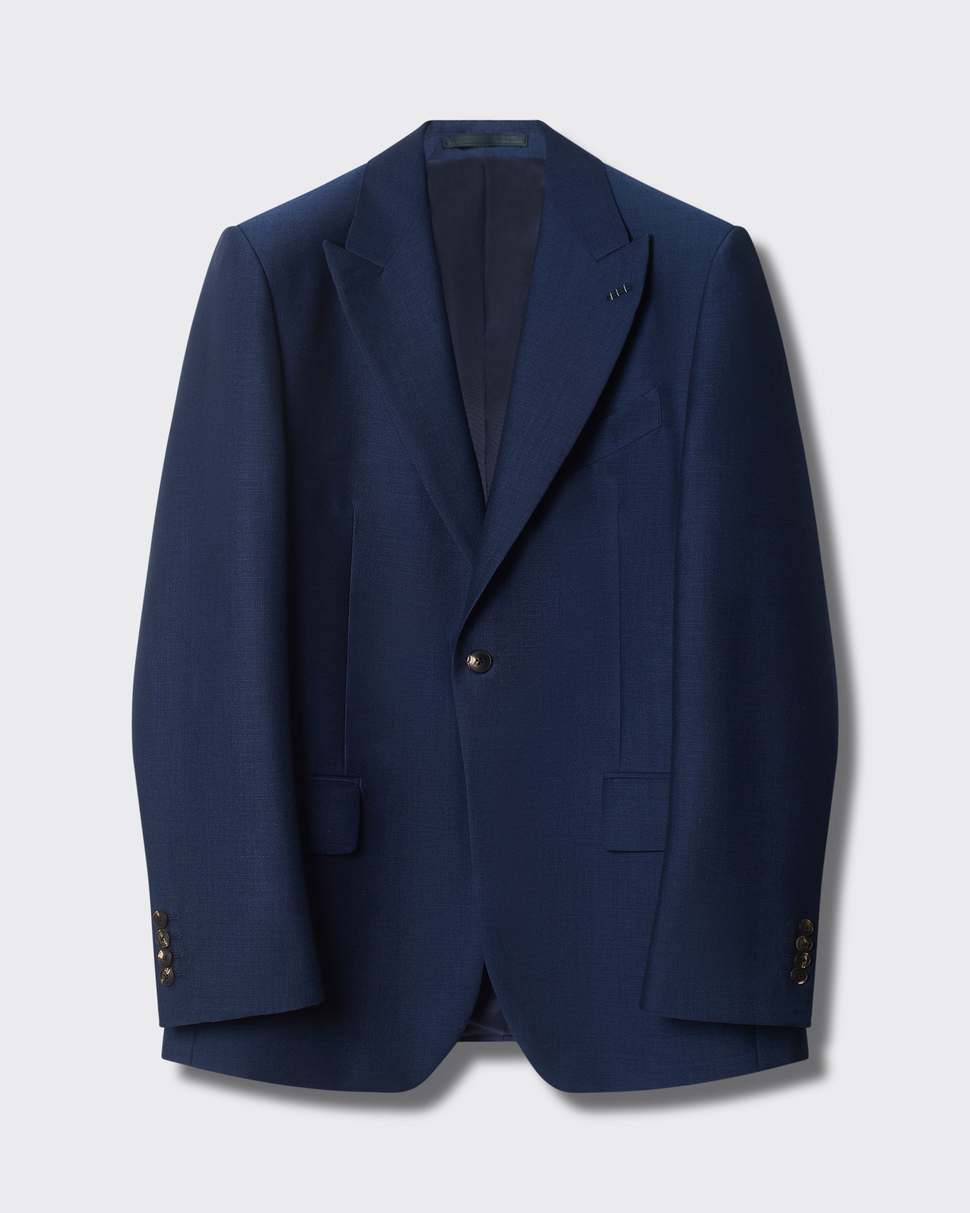 Inglefield Wool Mohair Suit Jacket Blue
