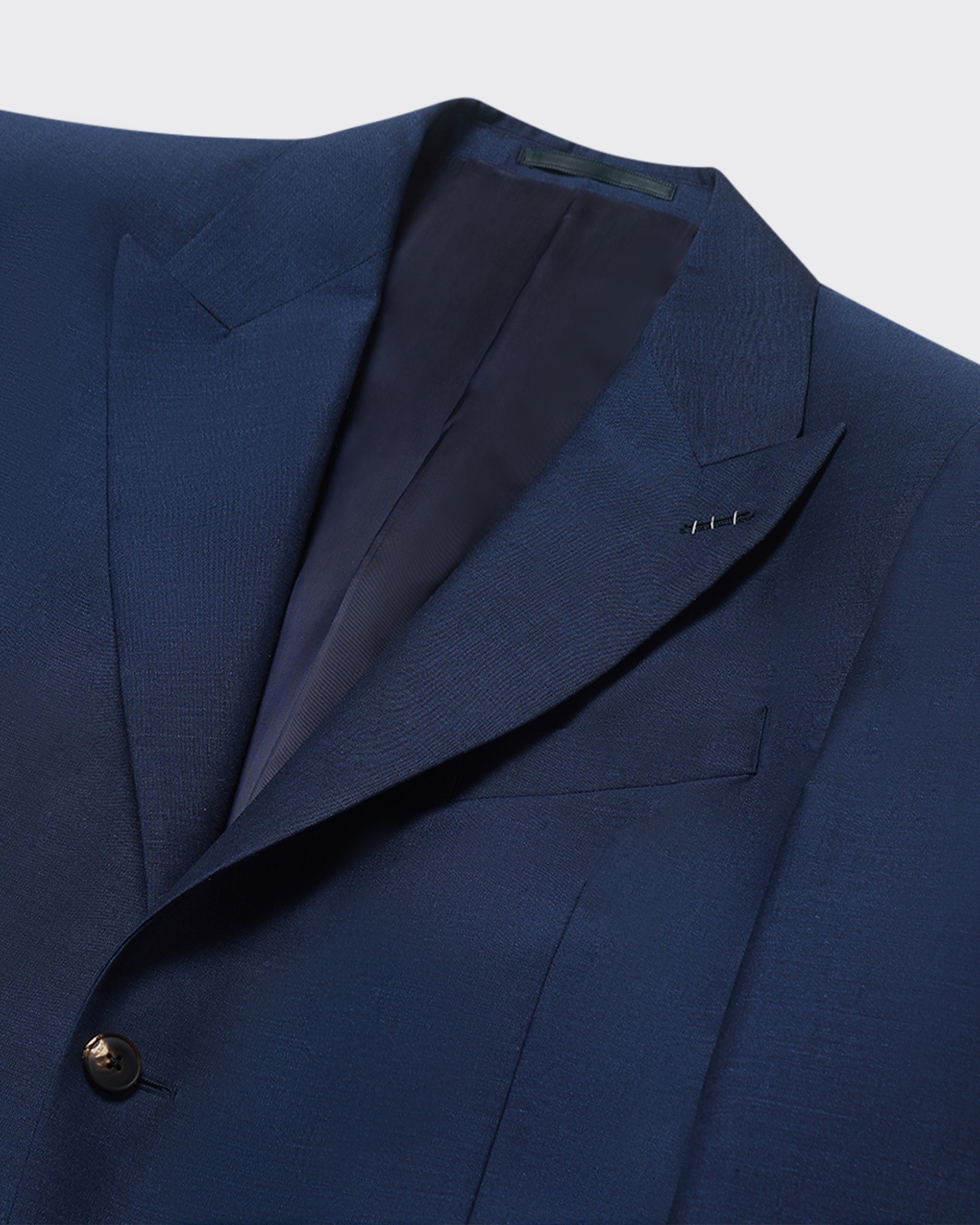 Inglefield Wool Mohair Suit Jacket Blue