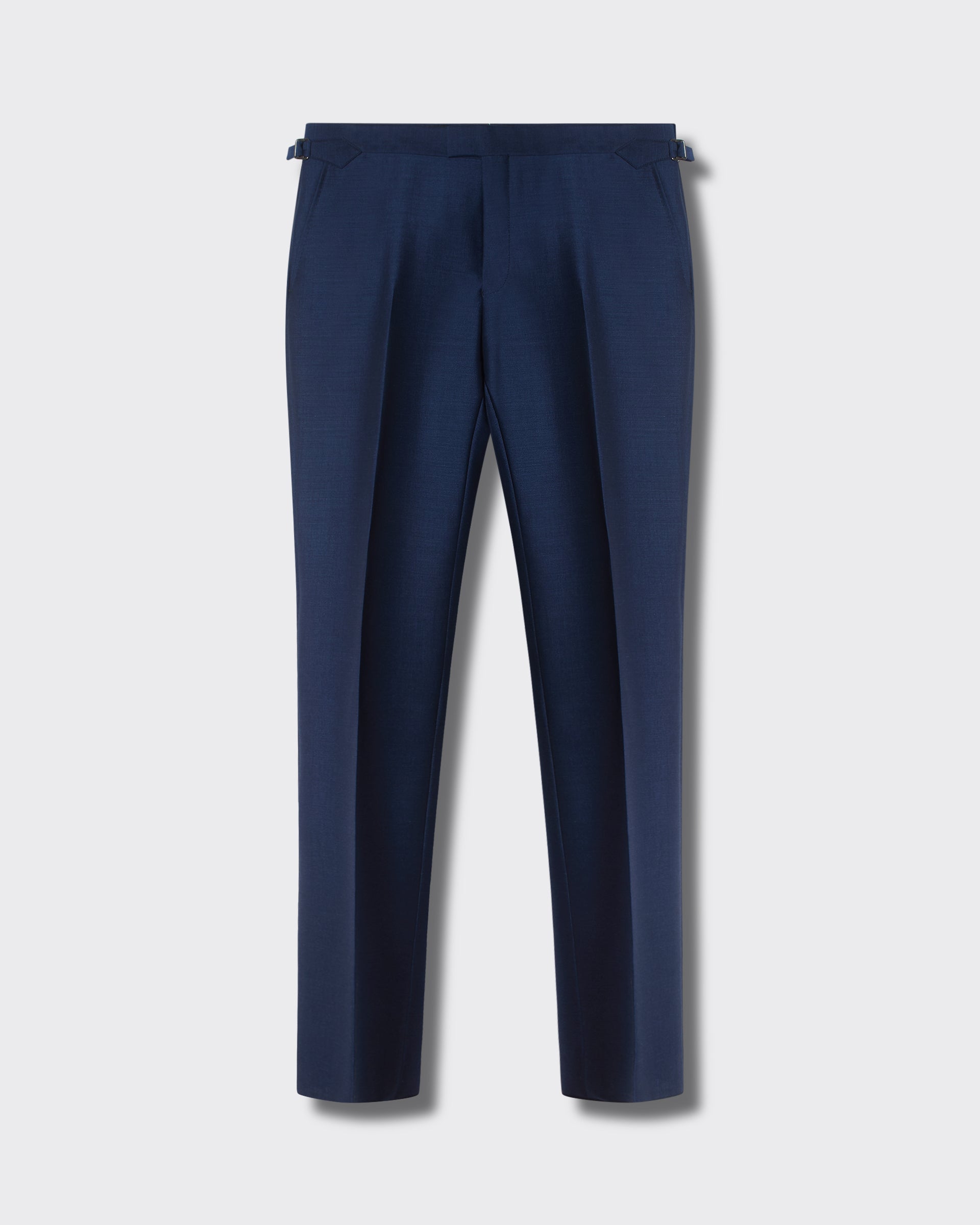 Inglefield Wool Mohair Suit Trousers Blue