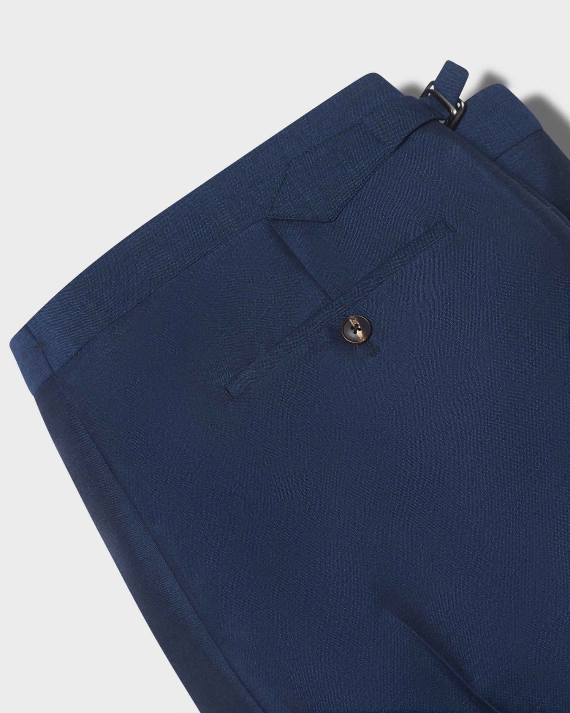 Inglefield Wool Mohair Suit Trousers Blue
