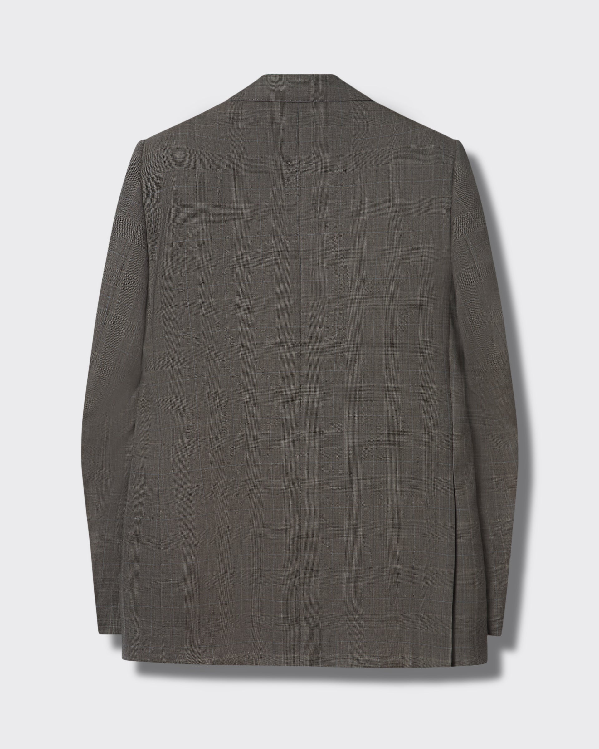 Stanmore Wool Neutral Check Suit Jacket
