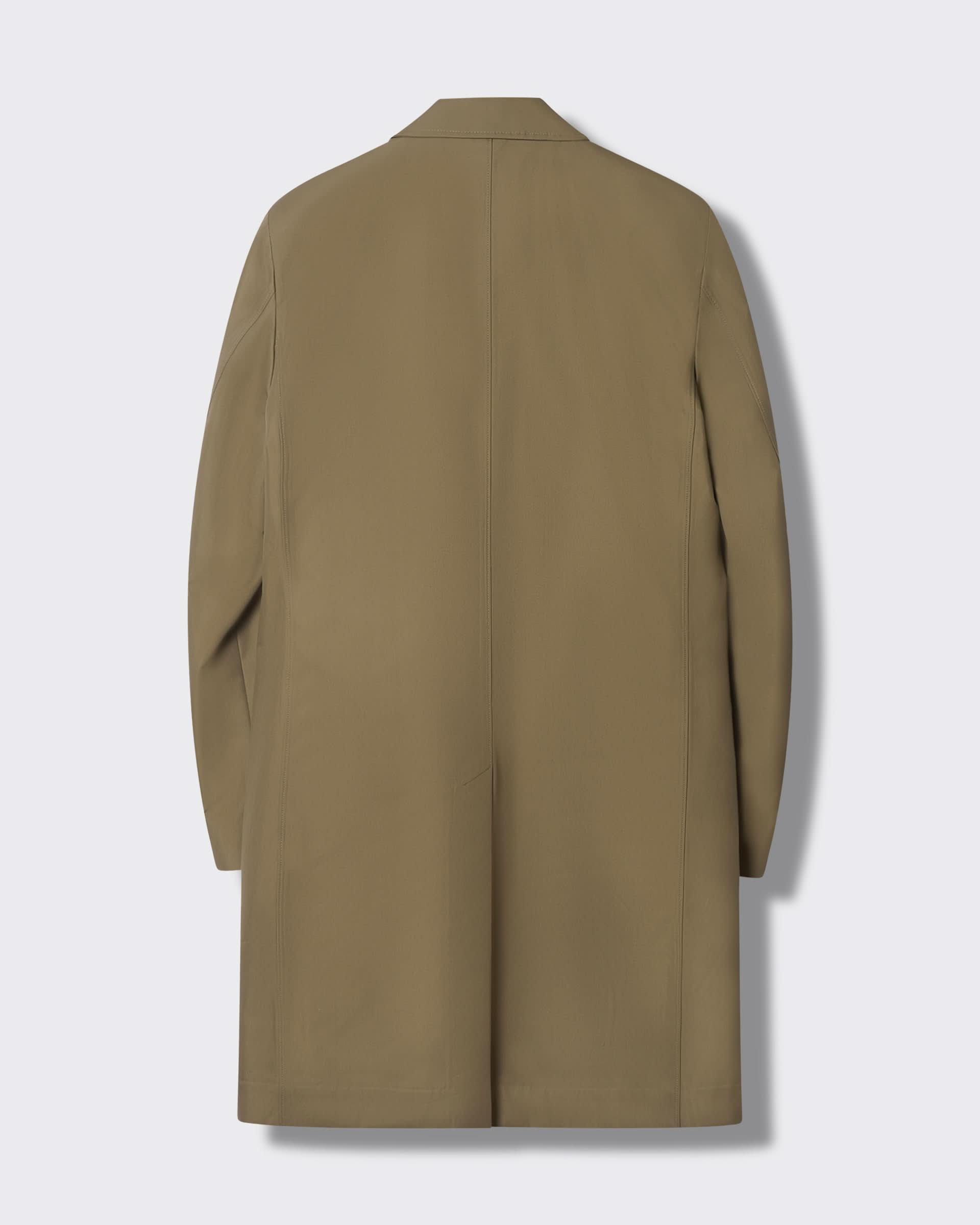 Monroe Long Trench Coat Khaki