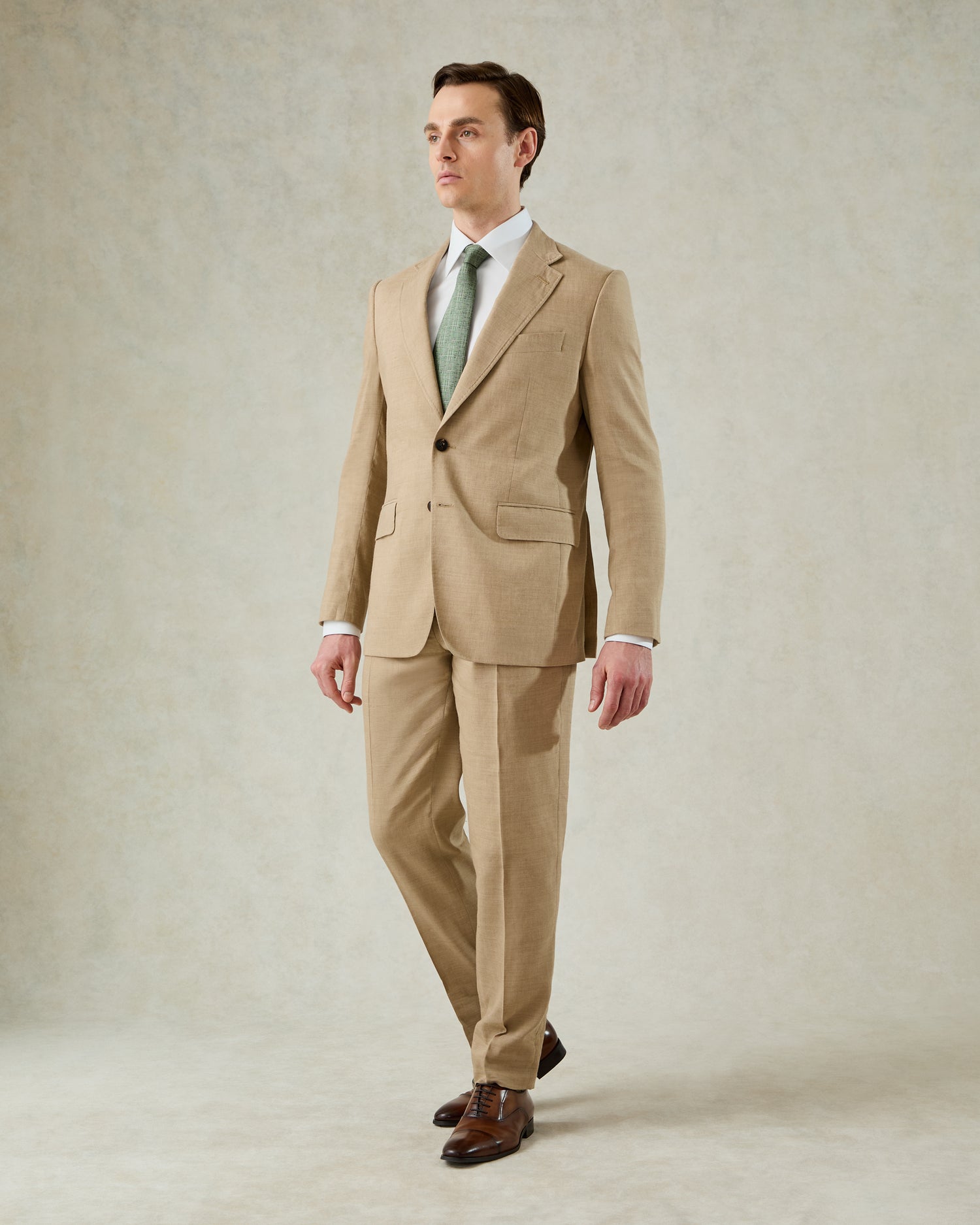 Speke Linen Suit Tan