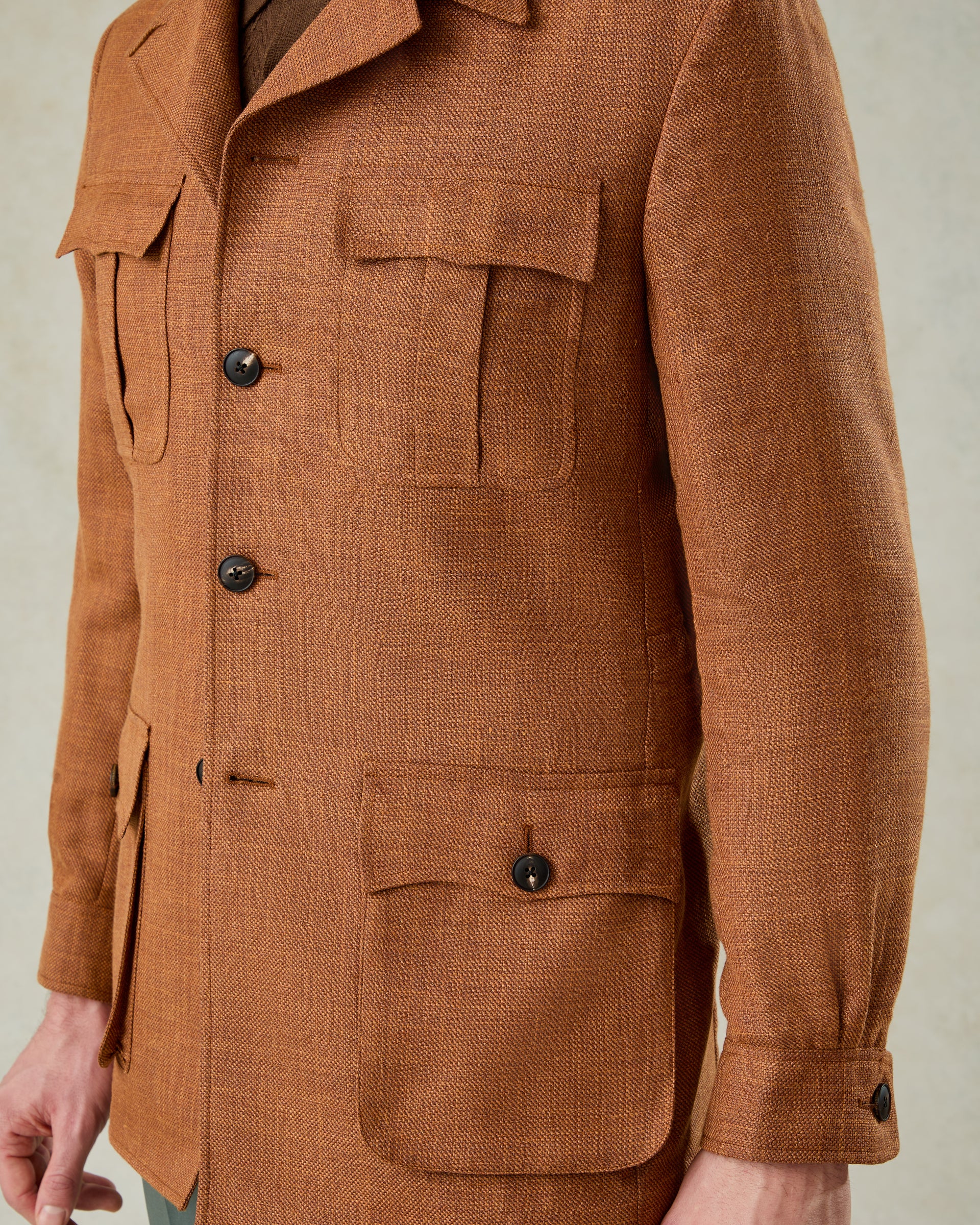 Smith Texture Safari Jacket Rust