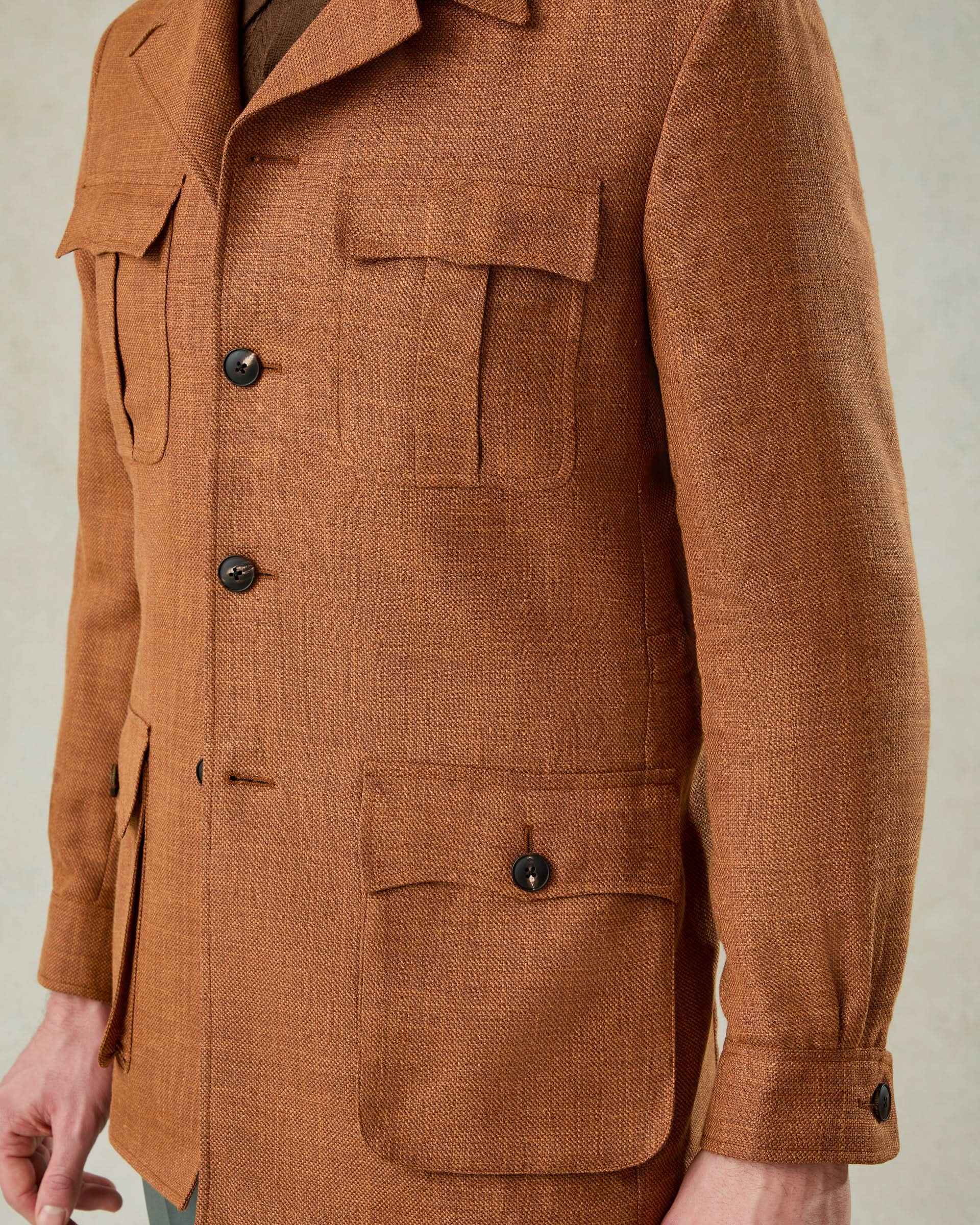 Smith Texture Safari Jacket Rust