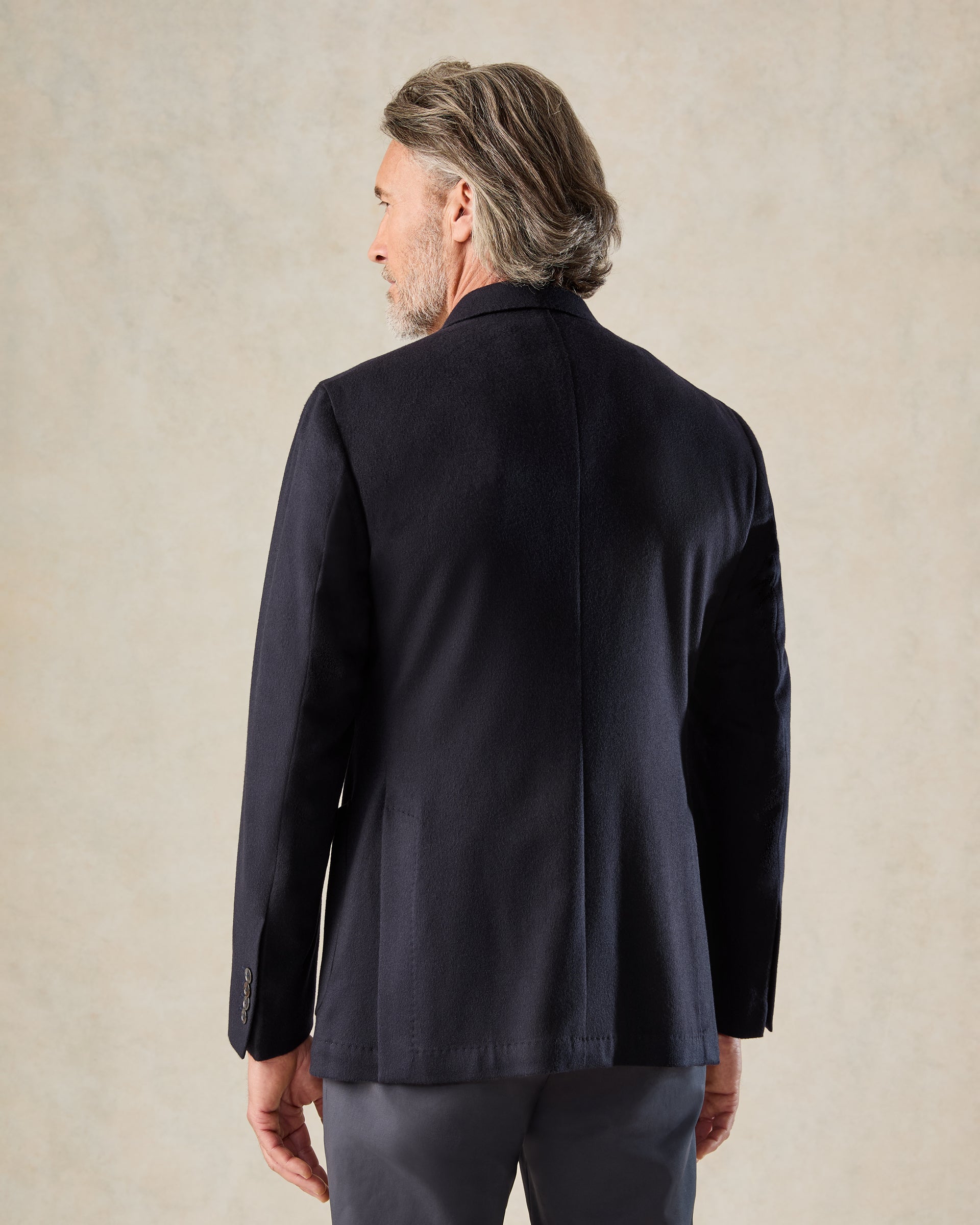 Monro Cashmere Blazer Navy