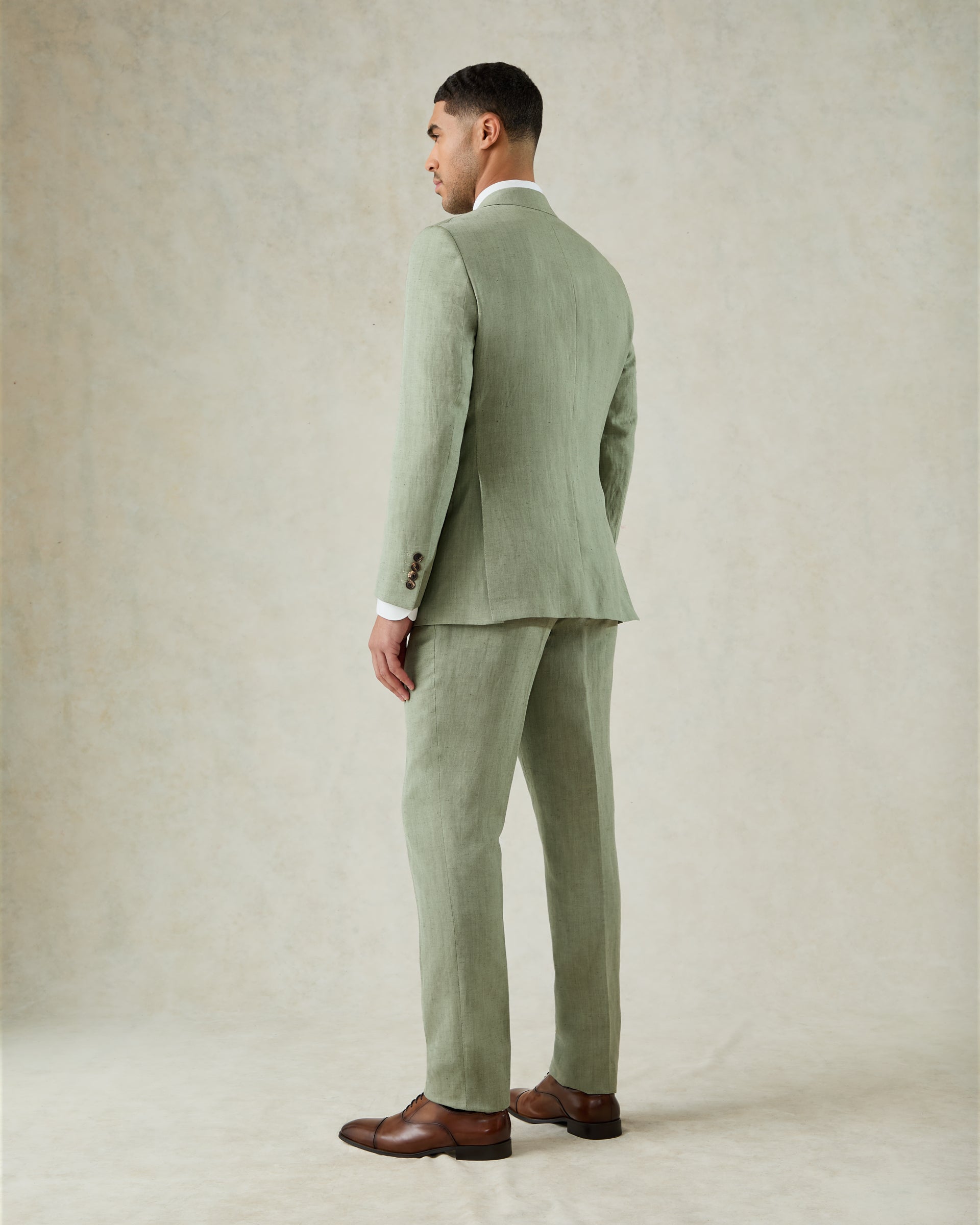 Luce Linen Double Breasted Jacket