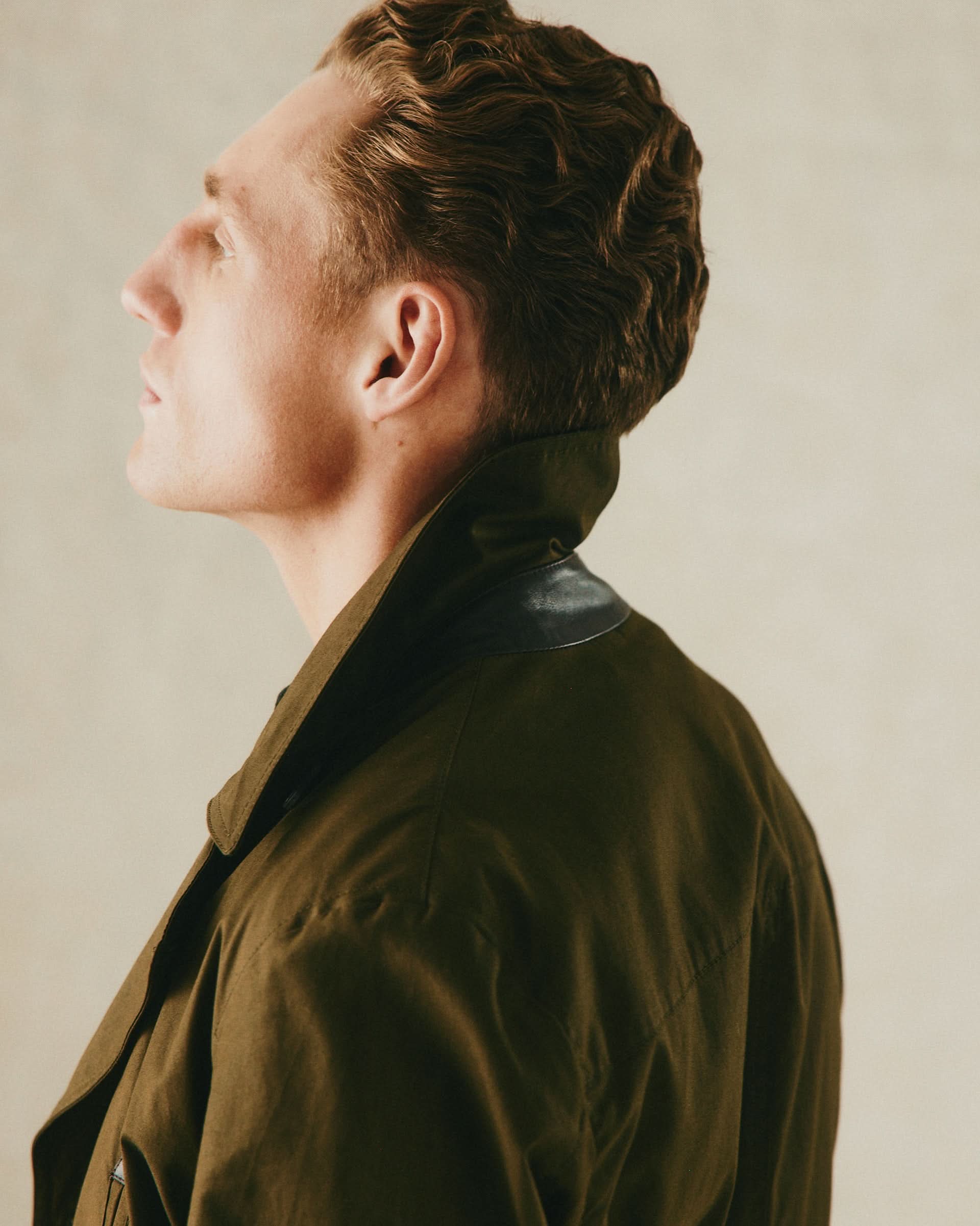 Hawkes Canvas Cotton Peacoat Moss Green