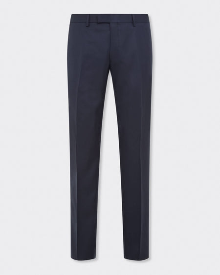 Doughty Wool Twill Suit Trouser Navy