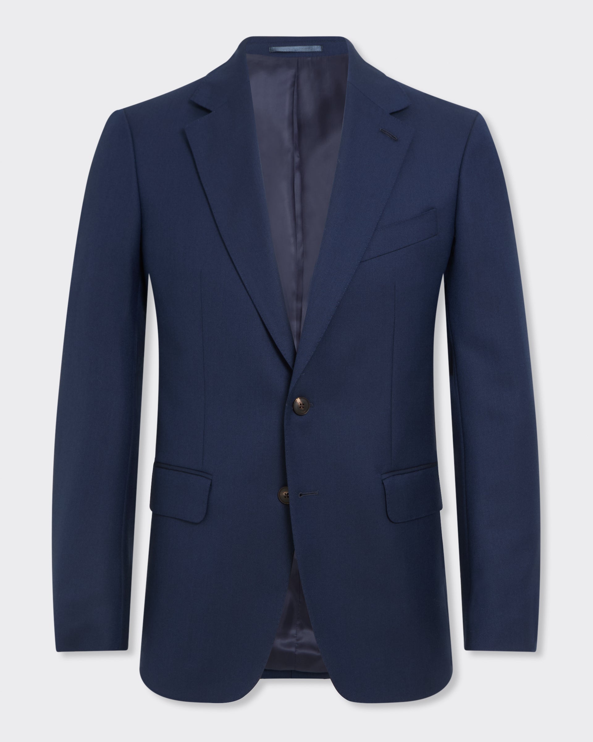 Seymour Blue Wool Twill Suit Jacket