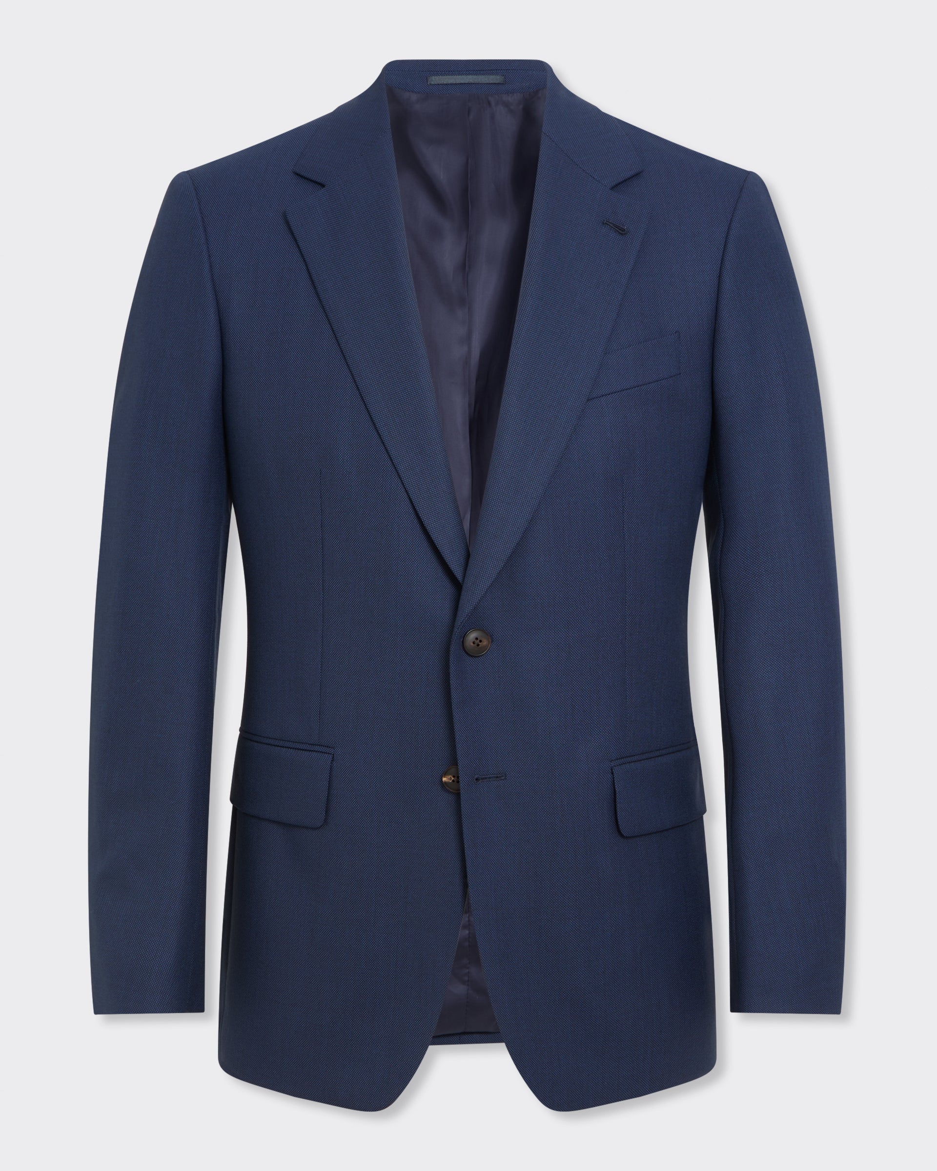 Madden Virgin Wool Birdseye Suit Jacket Navy