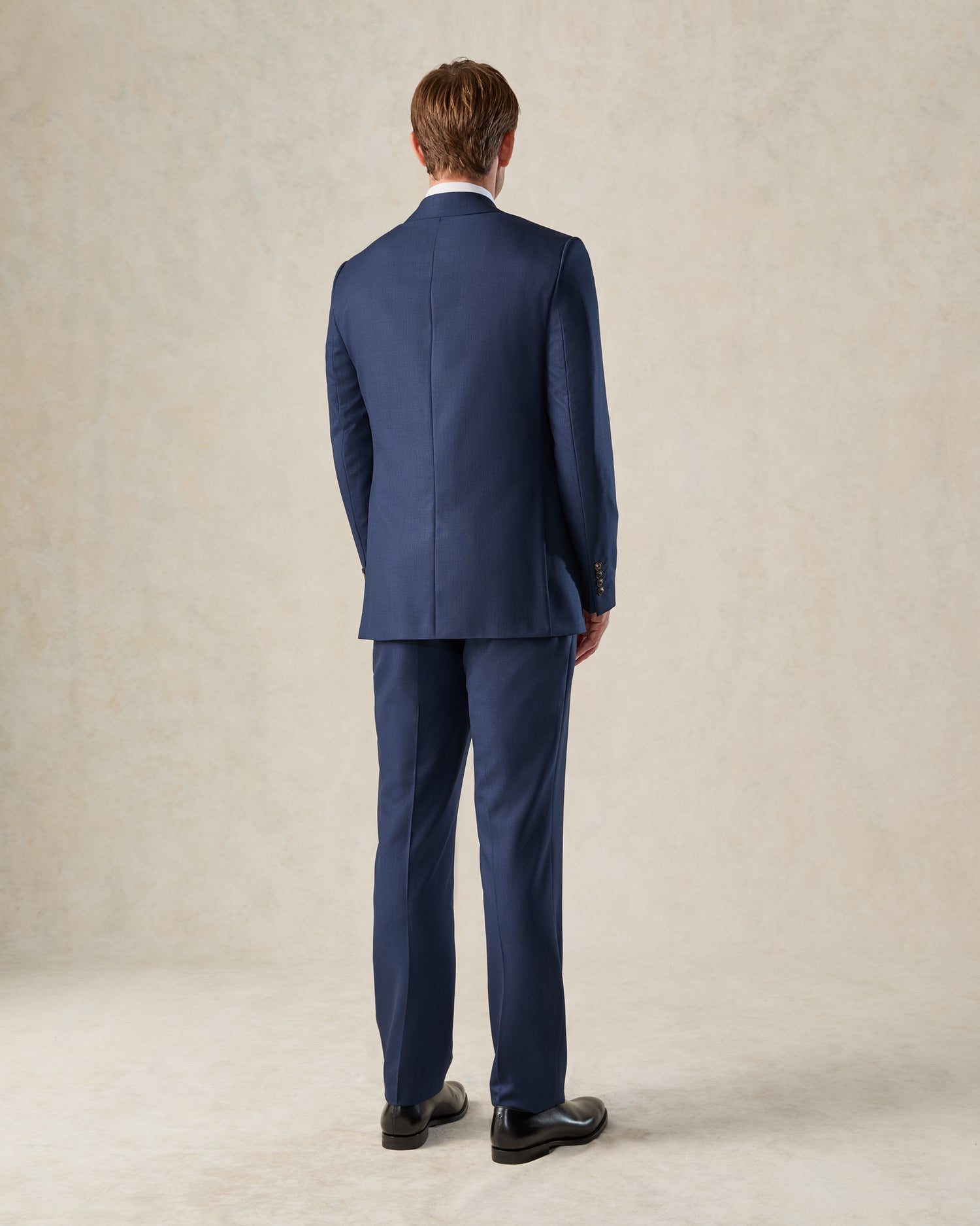 Madden Virgin Wool Birdseye Suit Navy