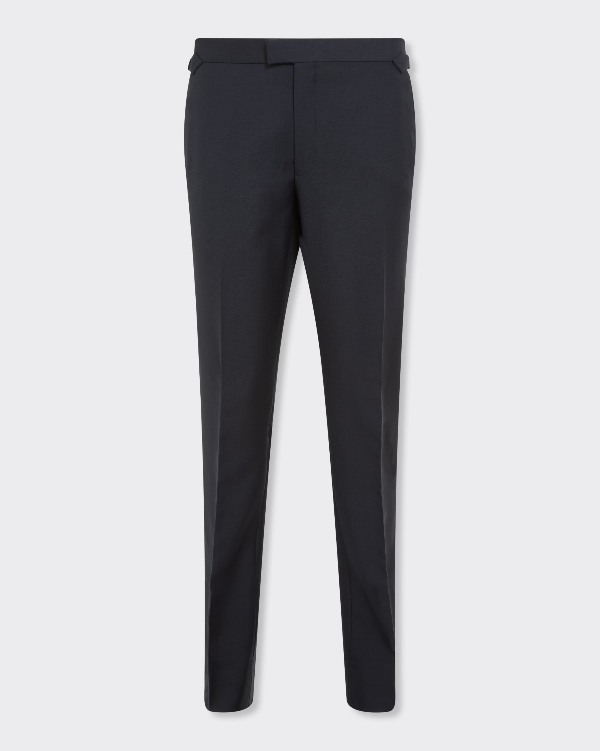 Weldon Wool Mohair Barathea Evening Trouser Navy