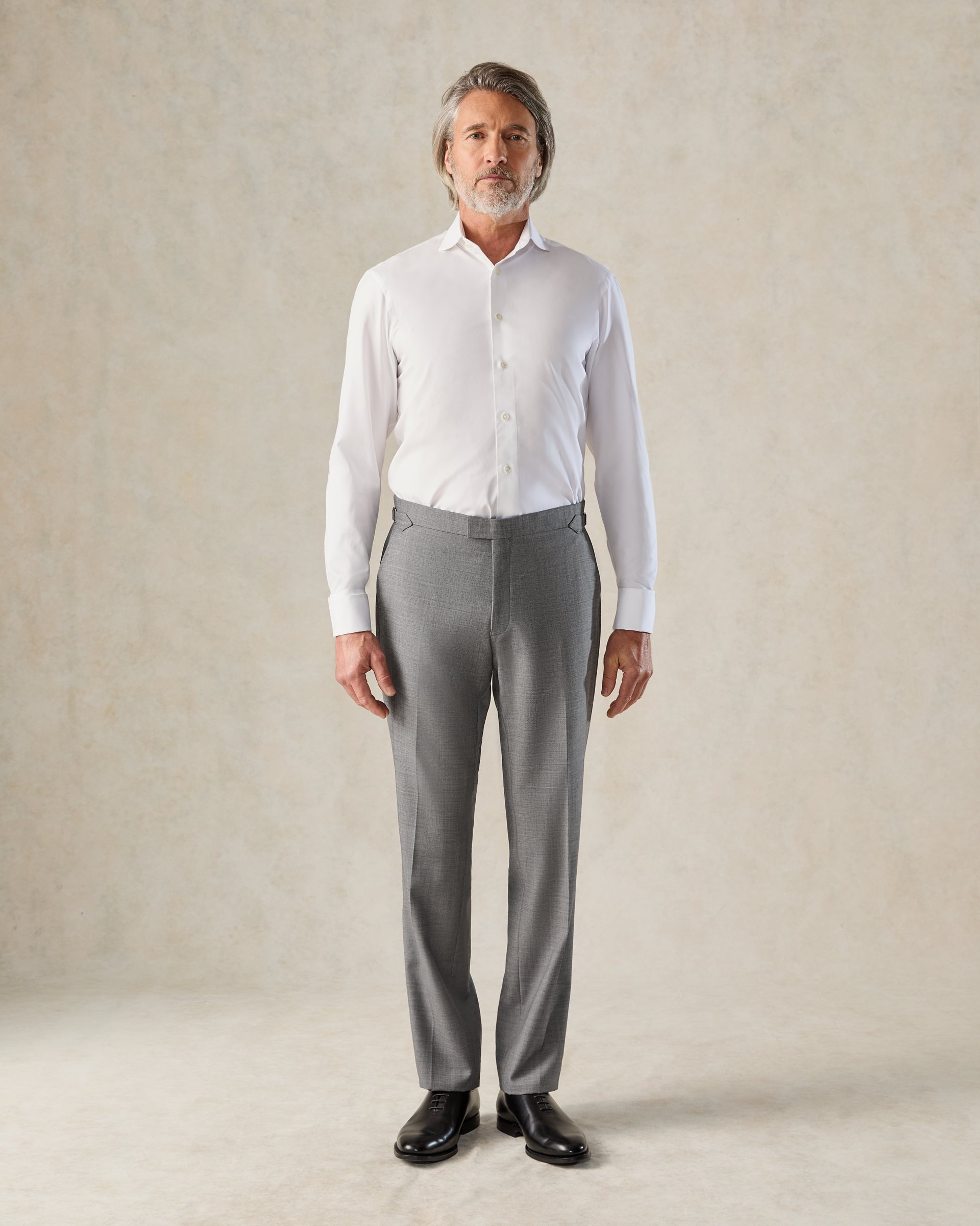 Torlese Single Breasted Virgin Wool Morning Suit Grey