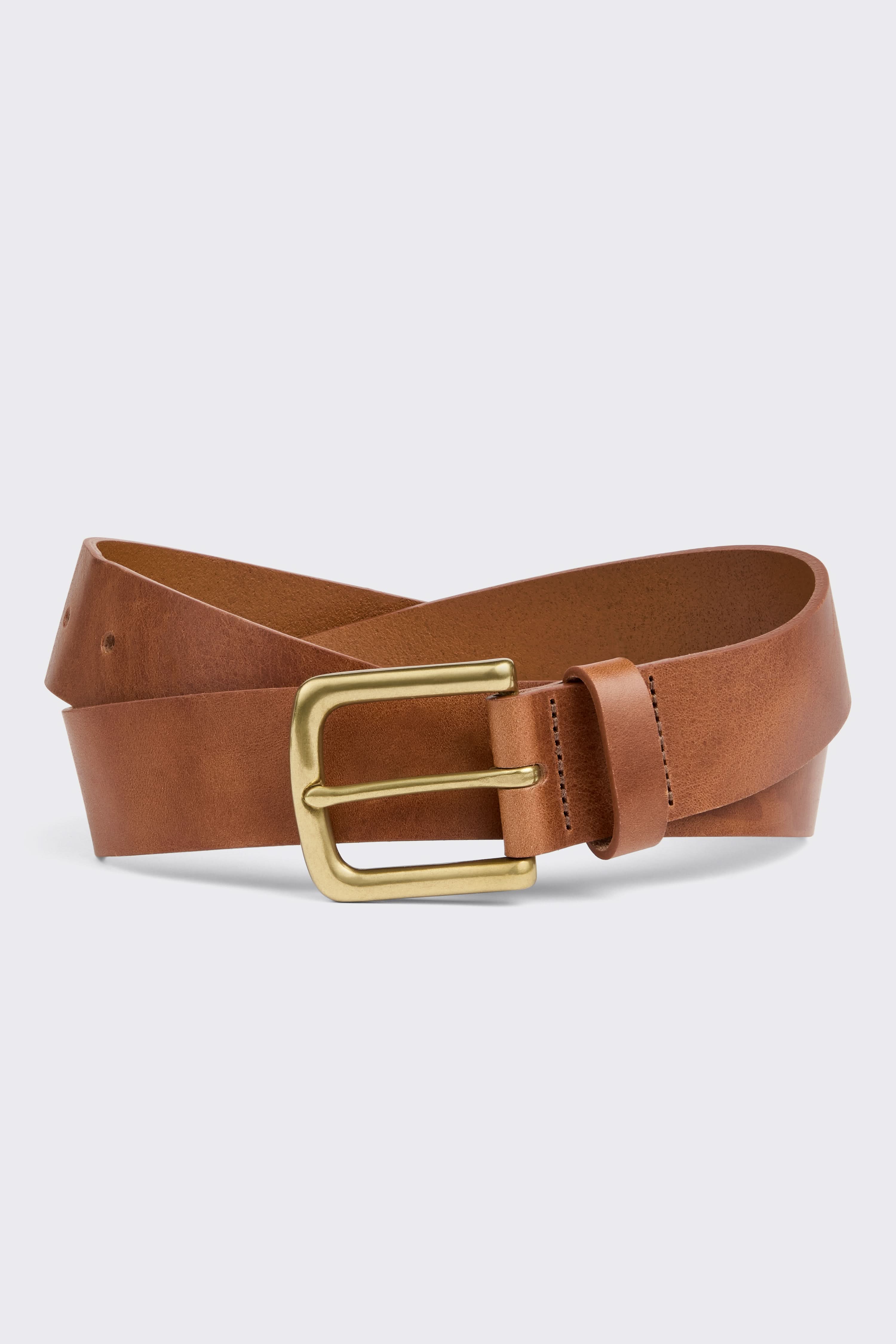 Ewart Casual Belt Leather Tan
