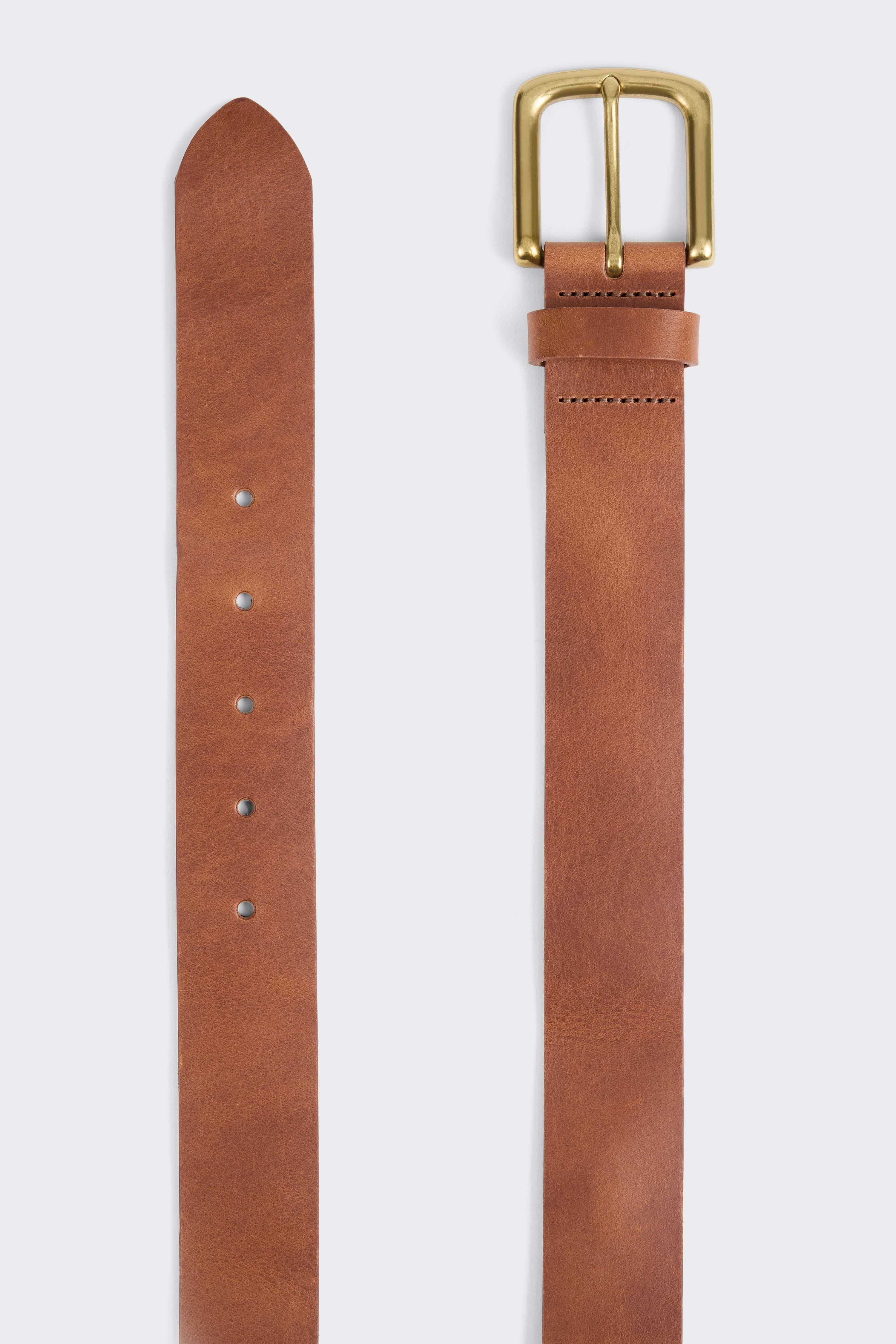 Ewart Casual Belt Leather Tan