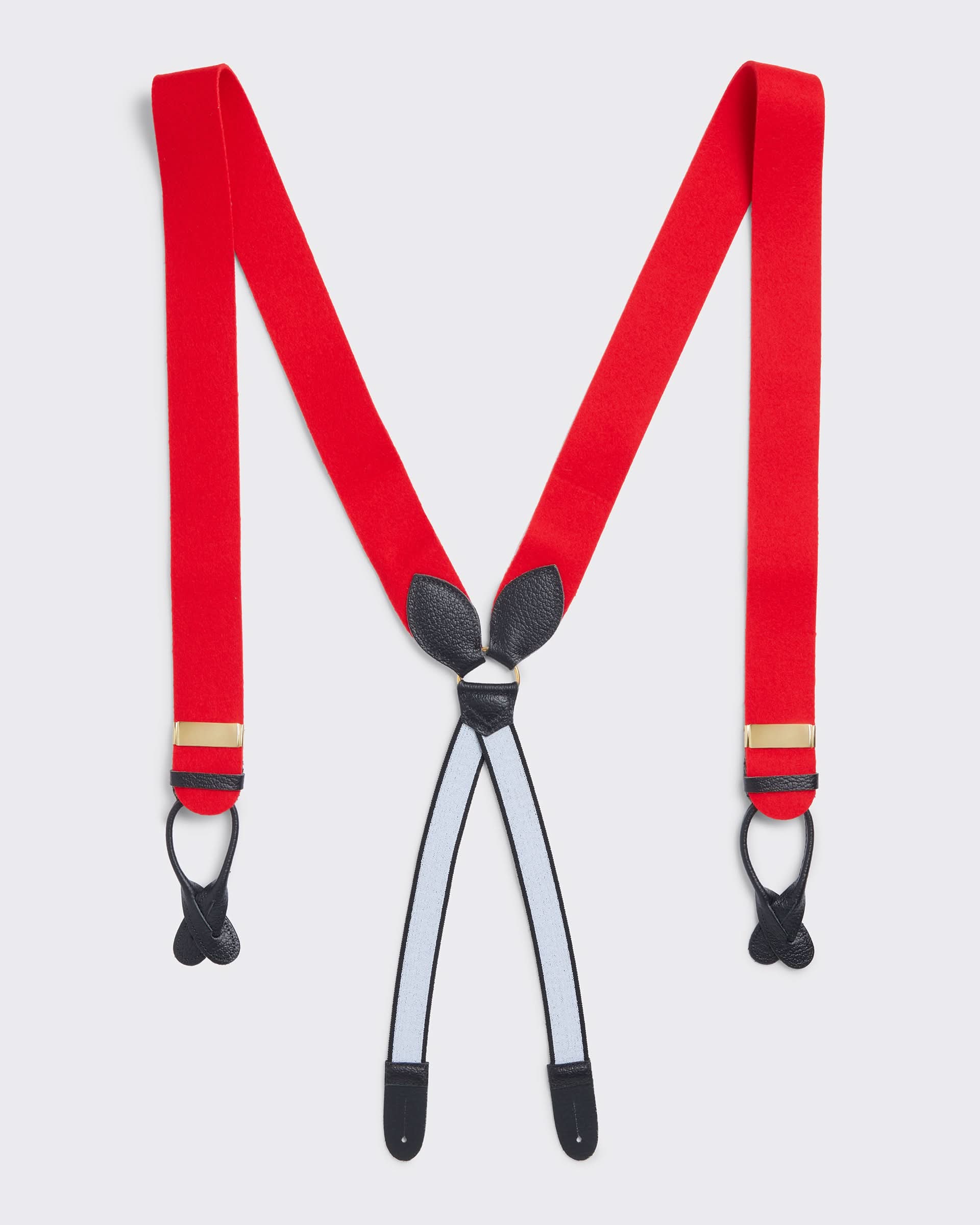 Sinclair Box Cloth Braces Red