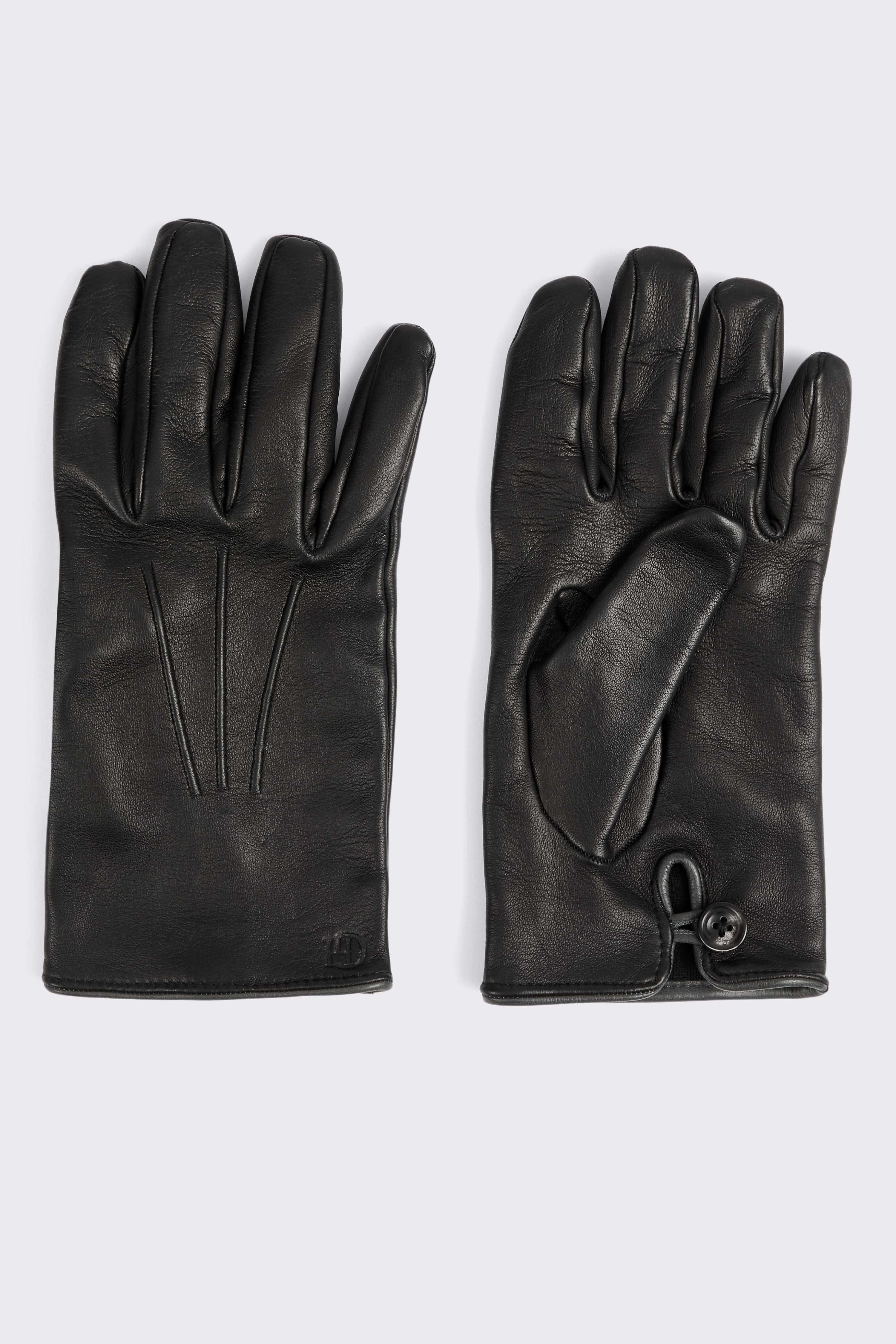 Maclean Leather Glove Black