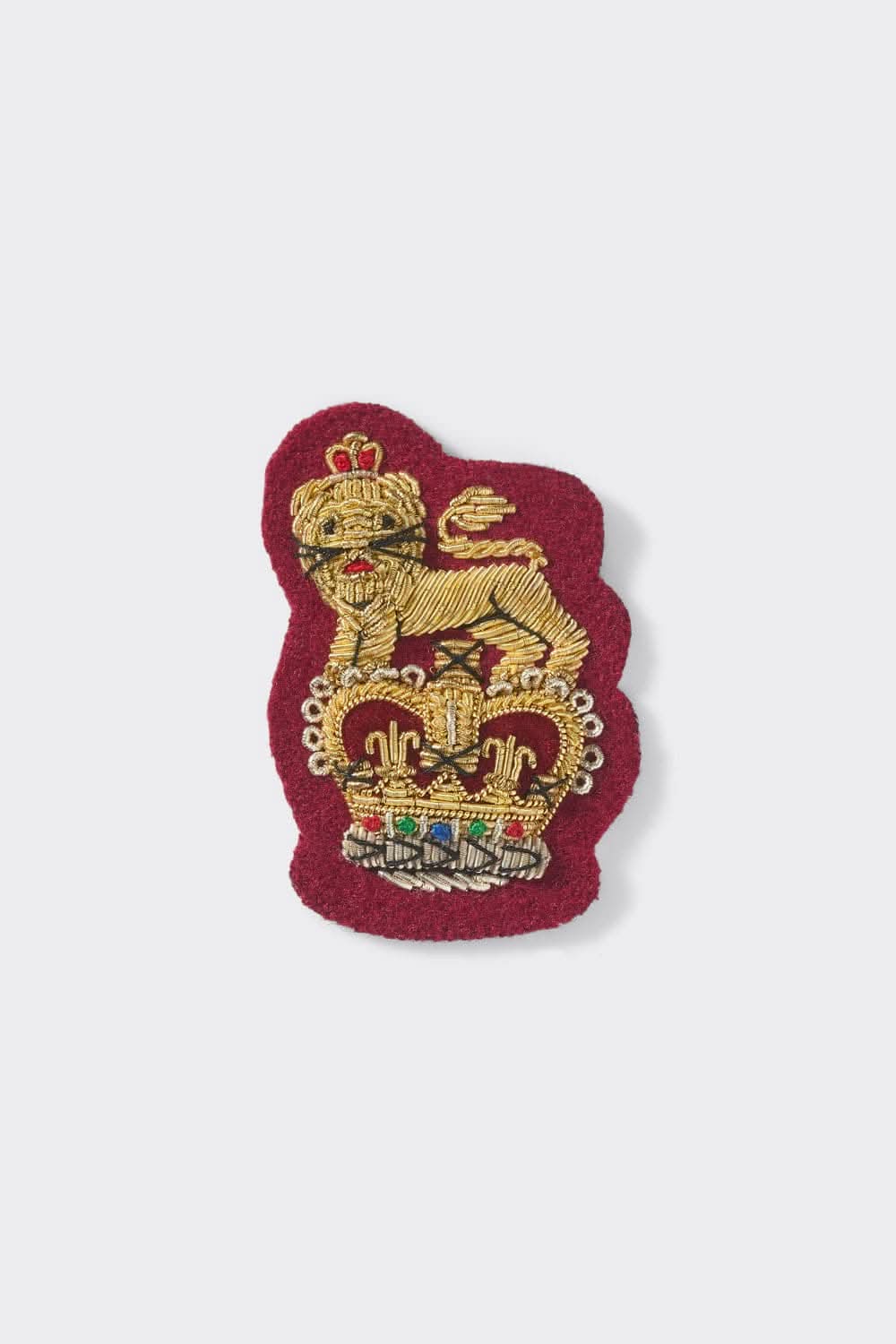 British Army Staff Colonels Beret Badge - Para Maroon