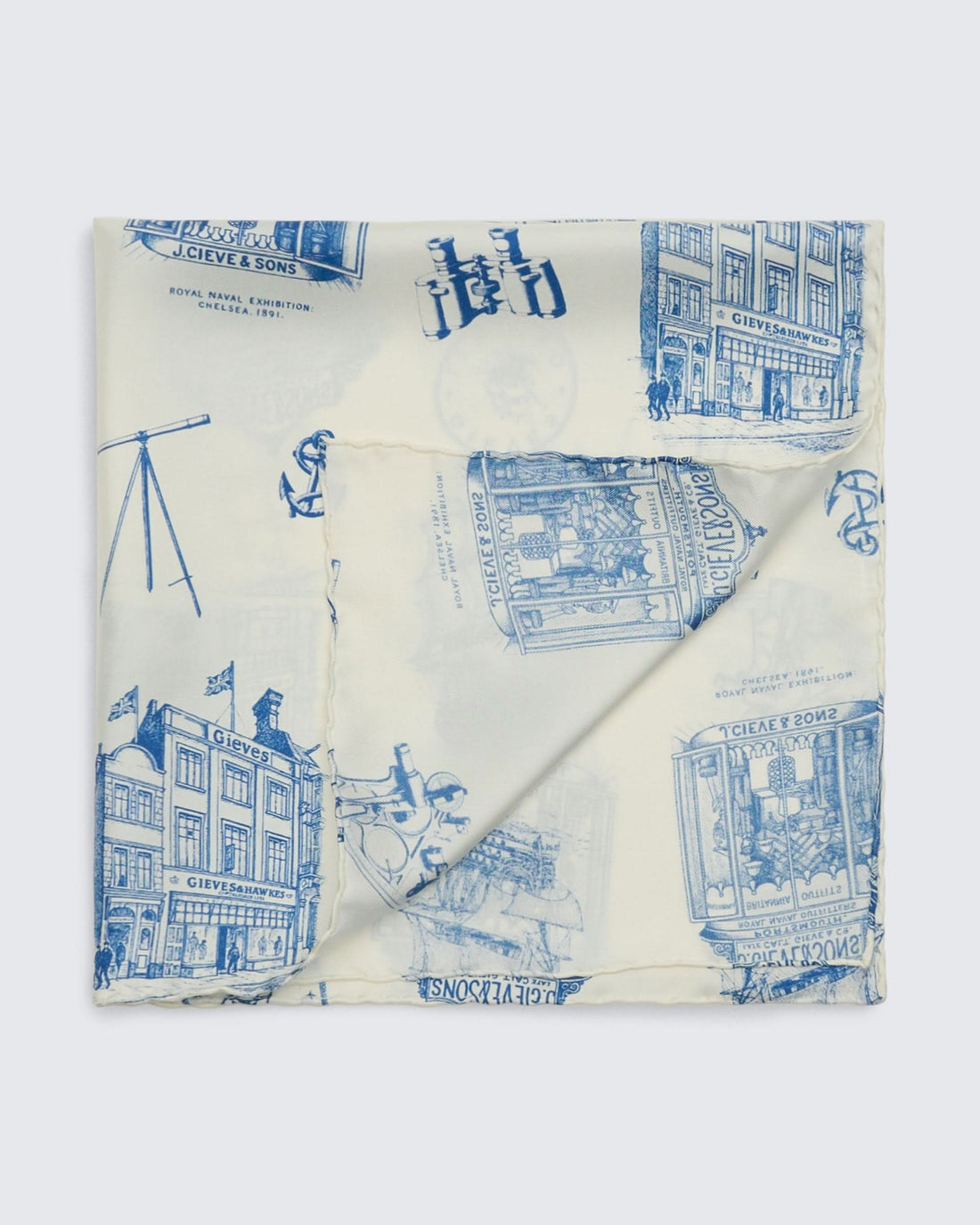 Barne Portsmouth Heritage Pocket Square