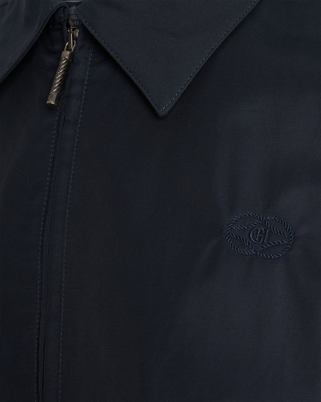 Barton Cotton & Nylon Plain Bomber Navy