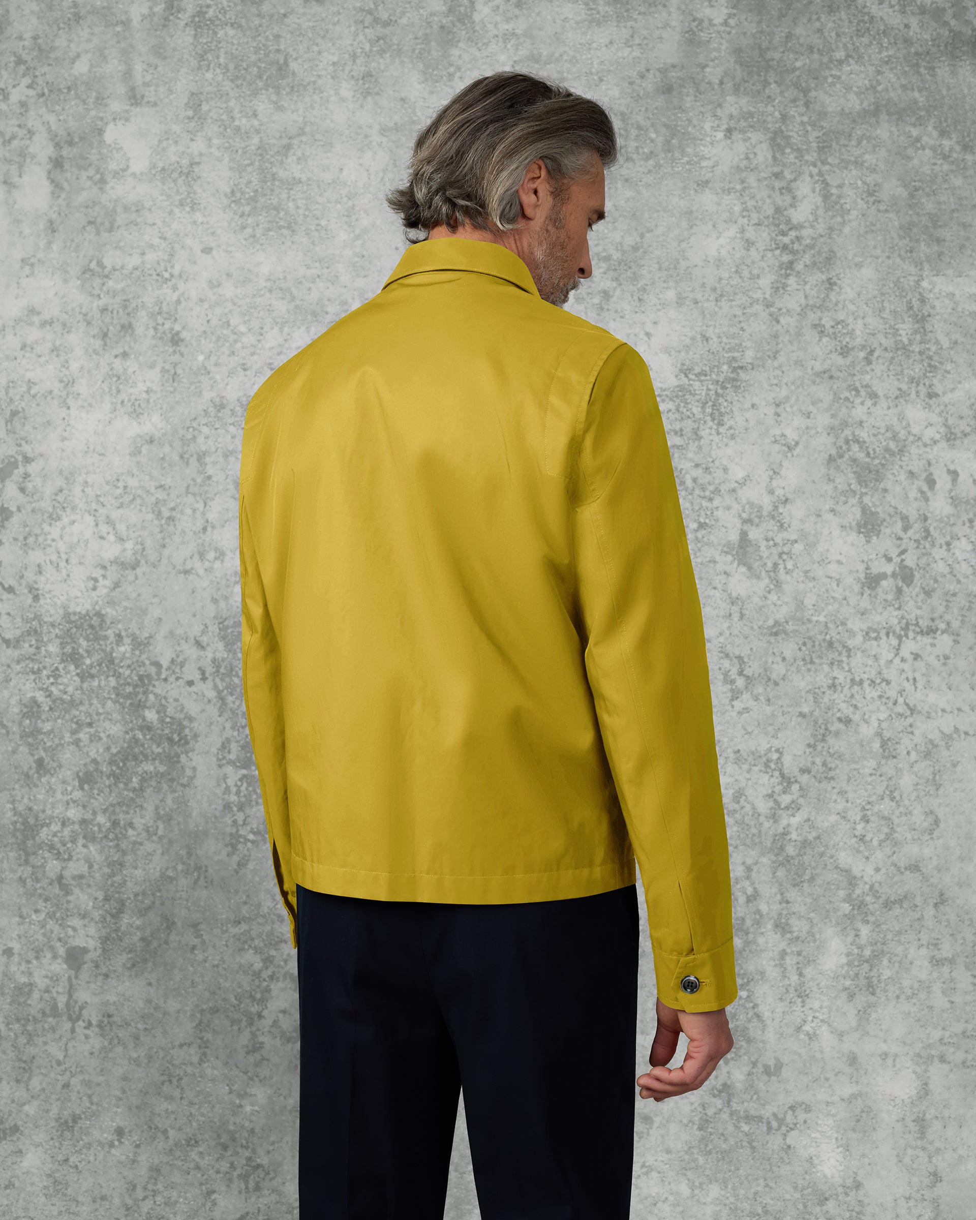 Barton Cotton & Nylon Plain Bomber Yellow