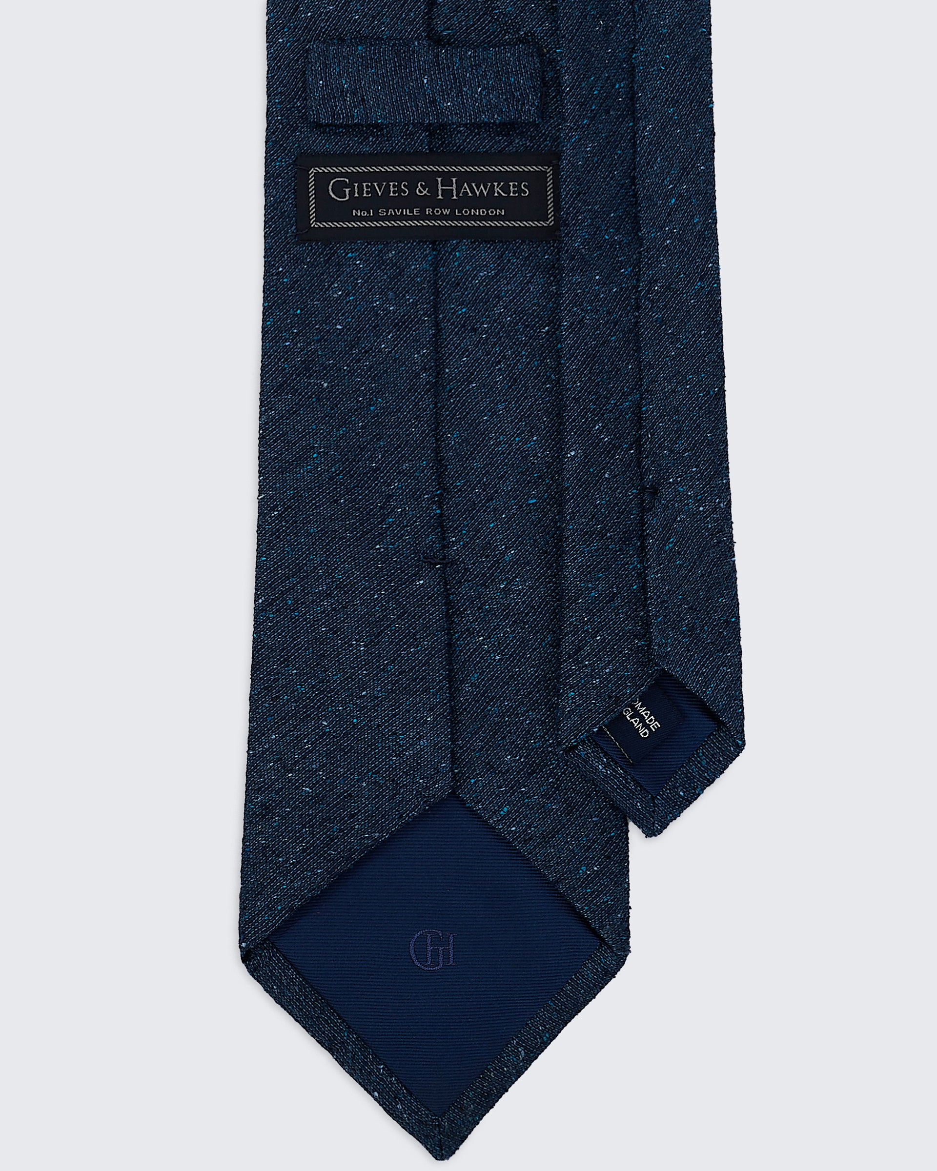 Carberry Silk Tie Blue Fleck