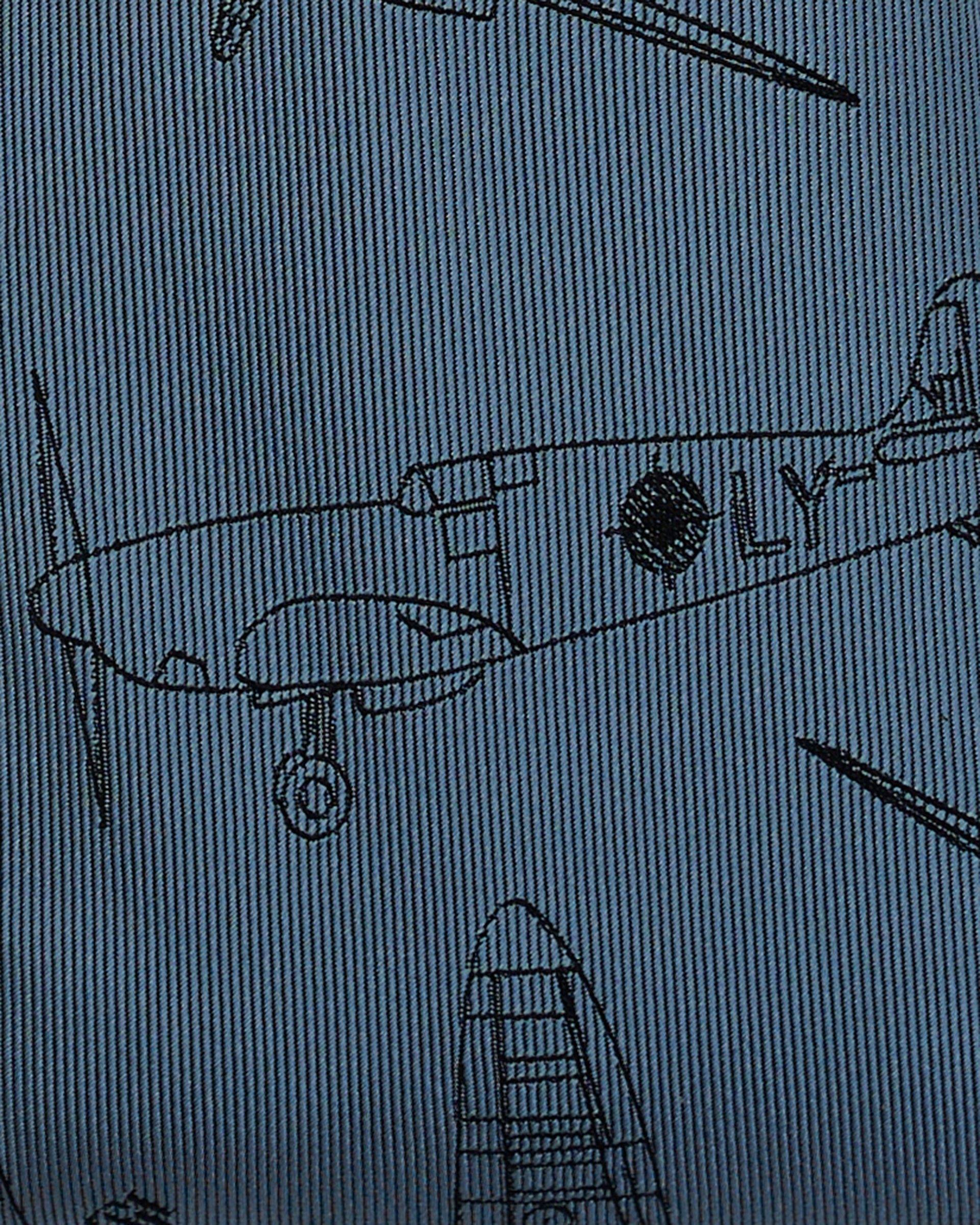 Carberry RAF Plane Tie Blue