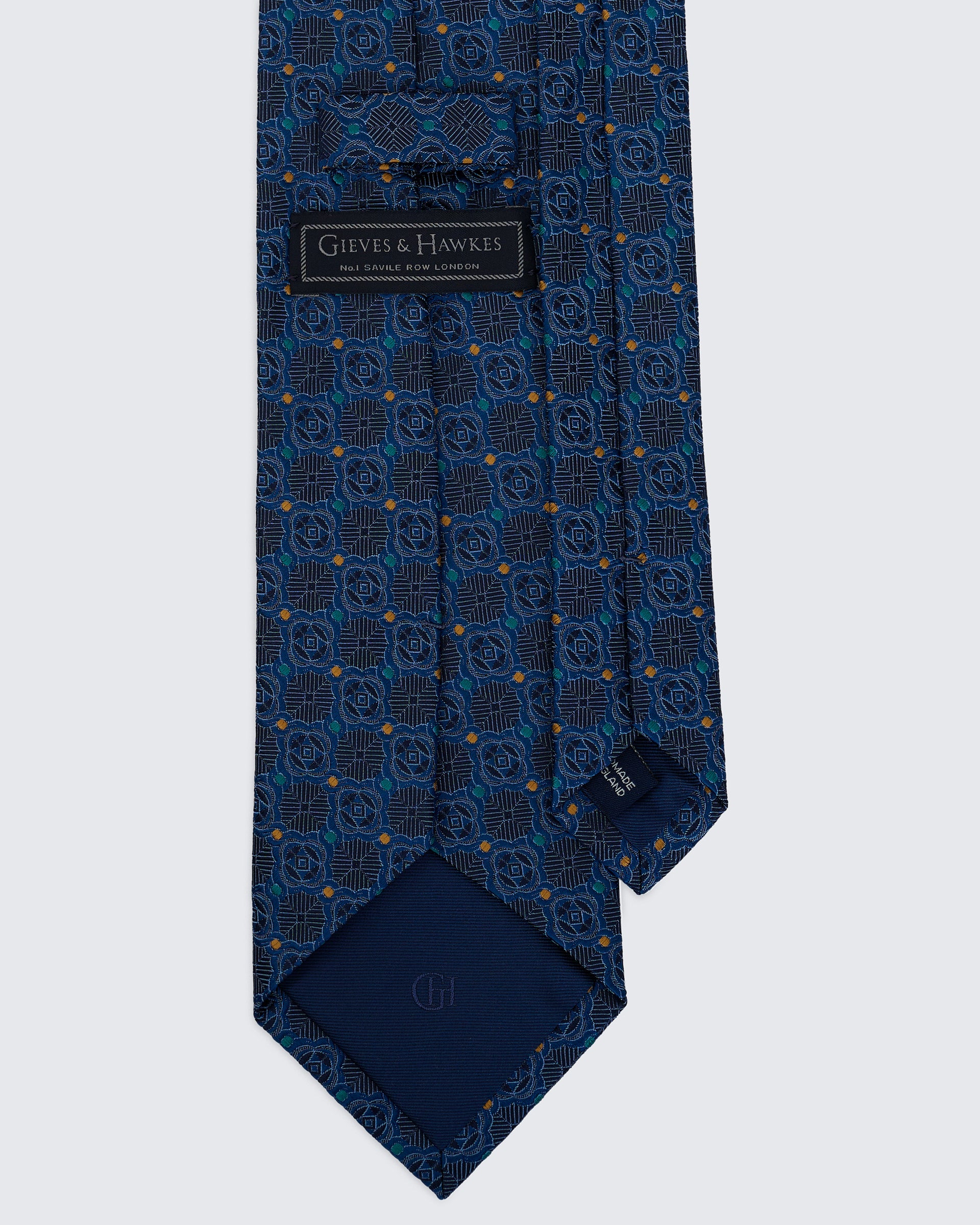 Carberry Navy Jewel Tie