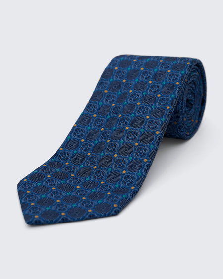 Mayberry Jewel Navy Blue Tie
