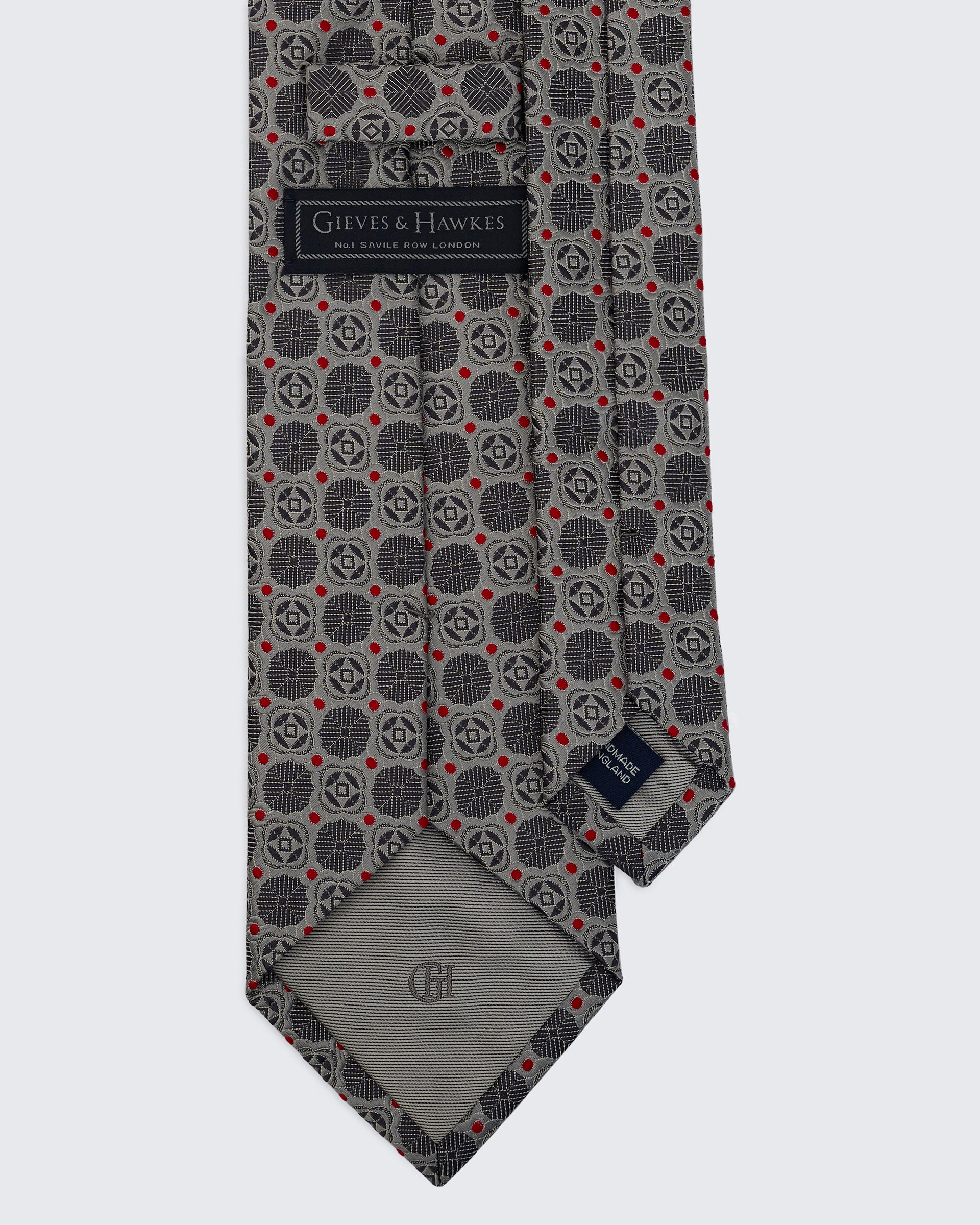 Carberry Grey Jewel Tie