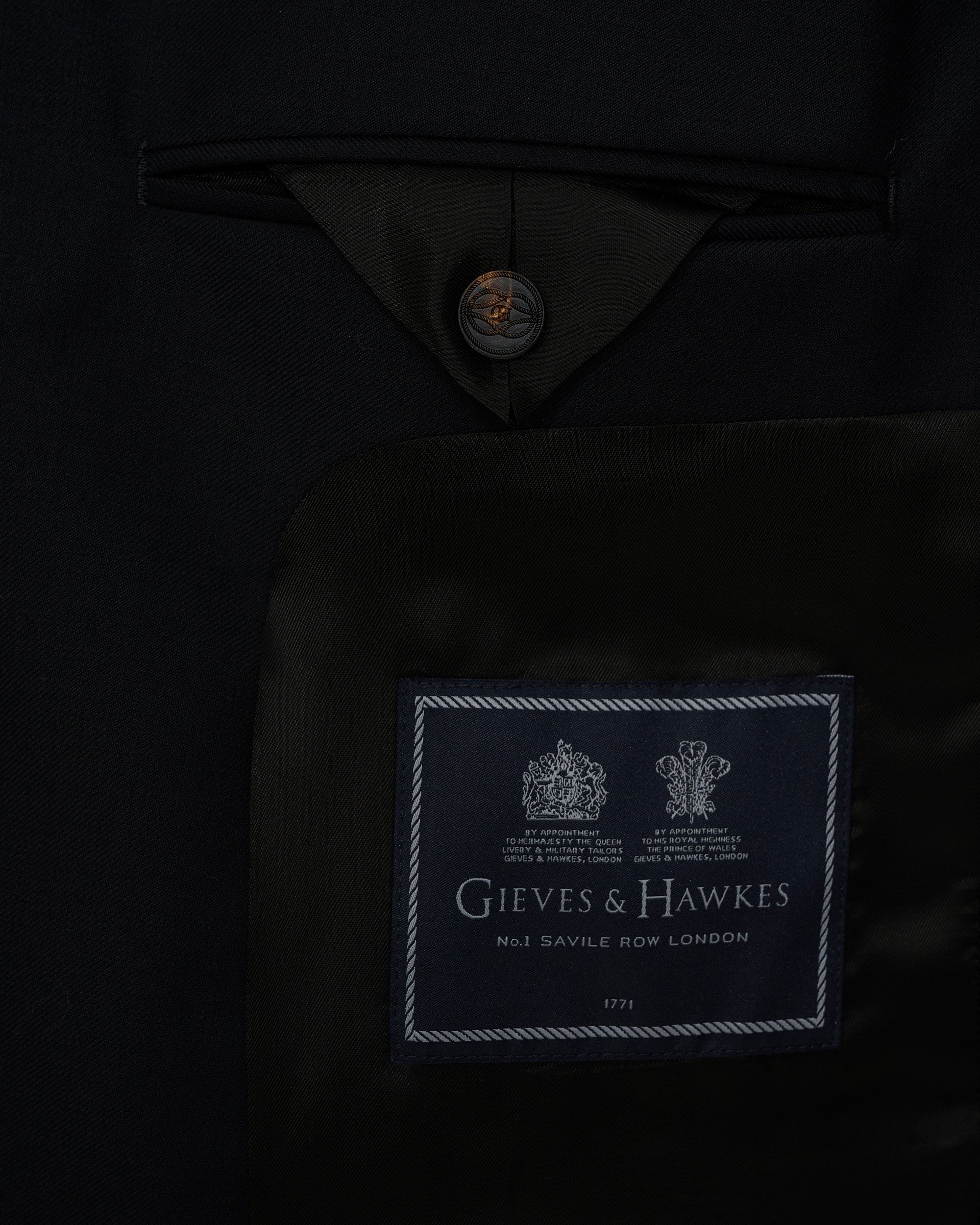 Clarke Wool Twill Suit Black