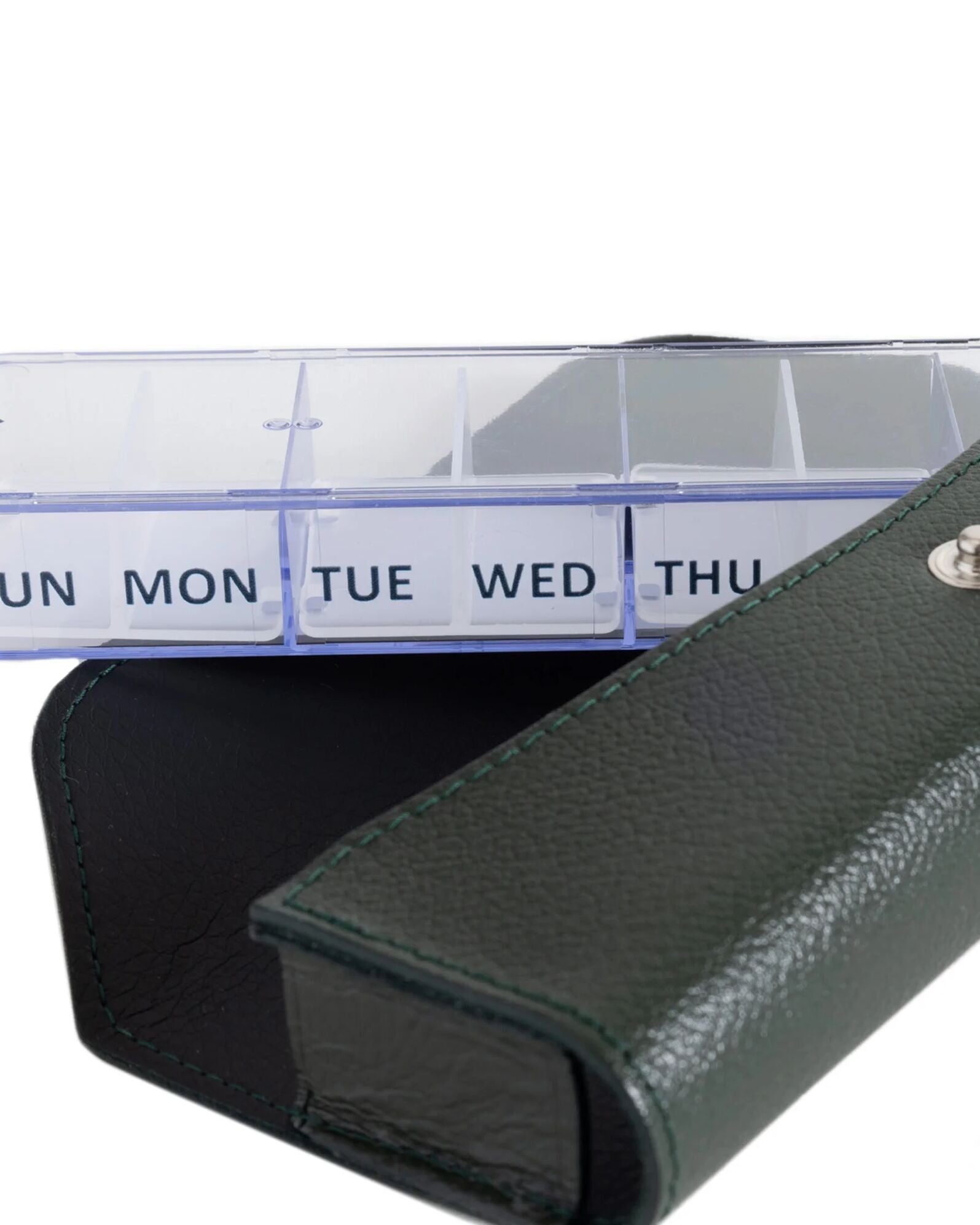 Capra Small Travel Pill Case FOREST GREEN