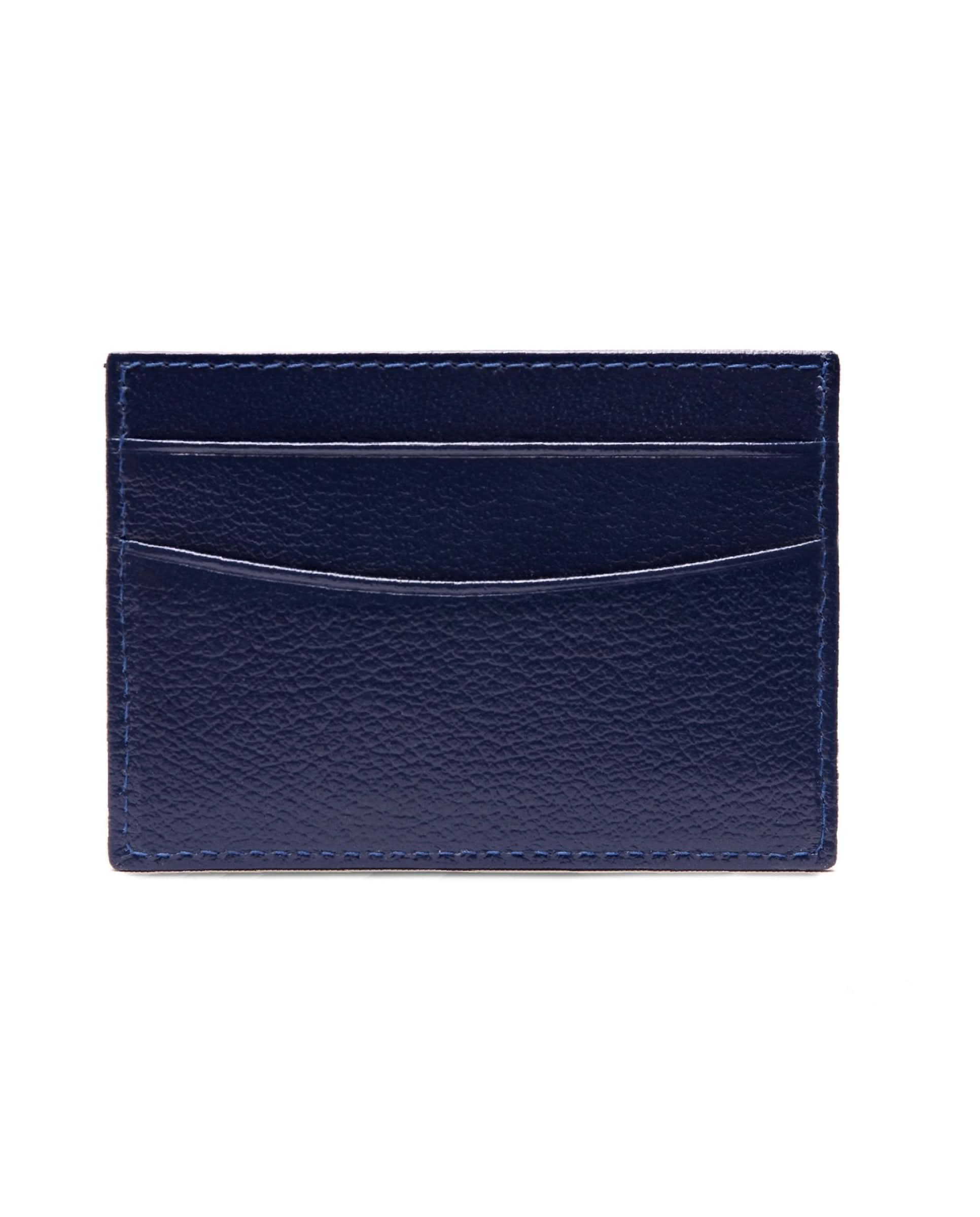 Capra Flat Credit Card Case - Marine Blue