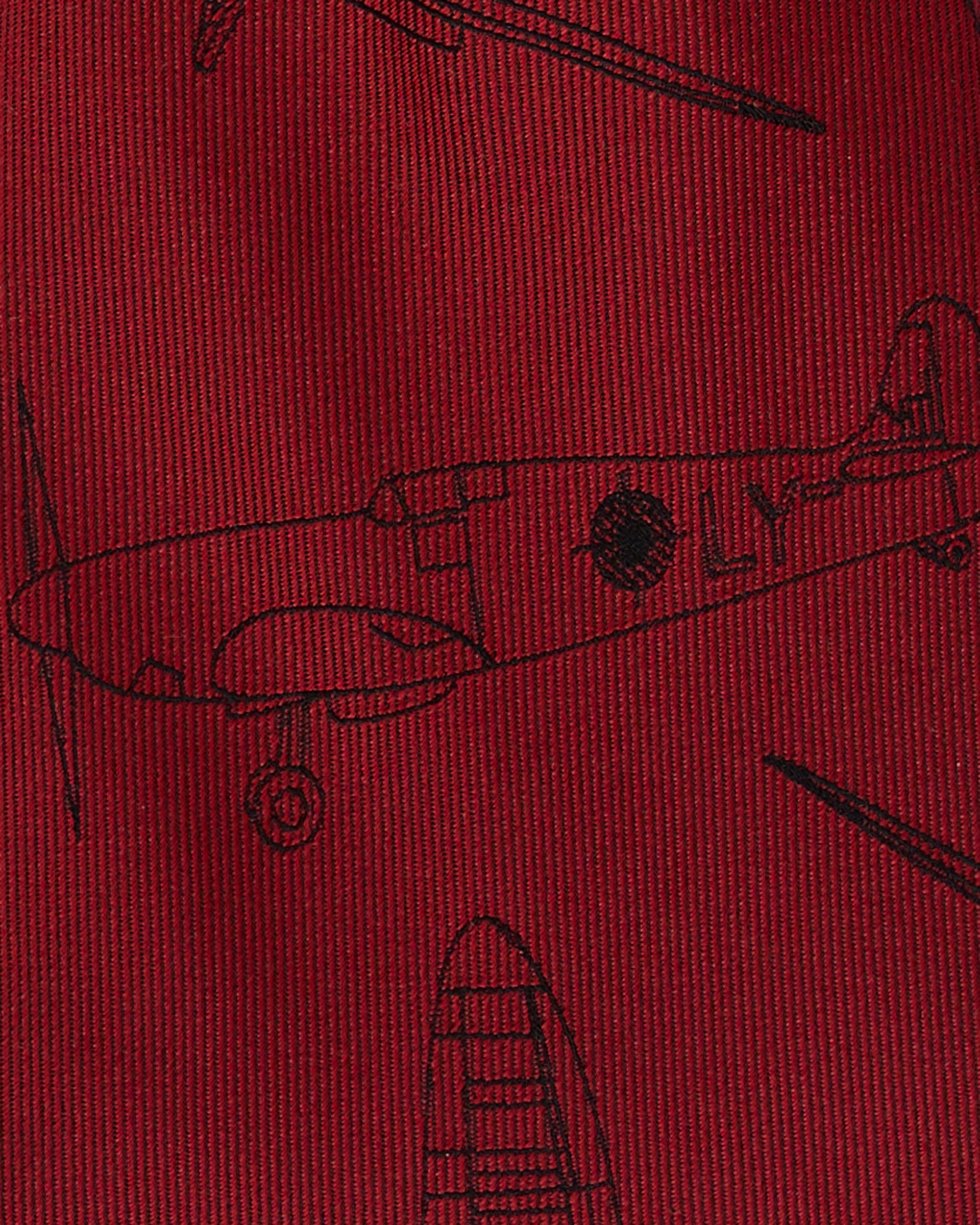 Carberry RAF Plane Tie Red