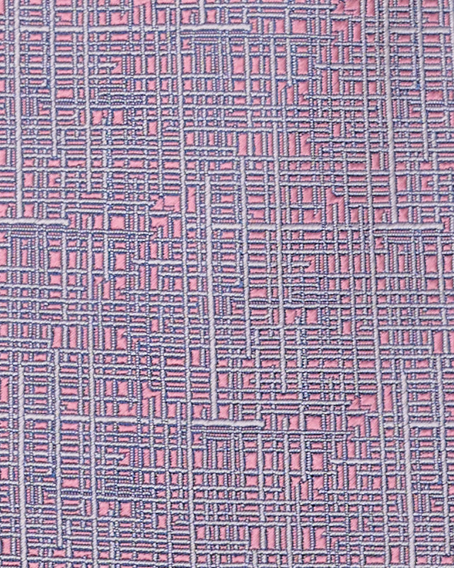 Rowberry Pink/Blue Crosshatch Tie