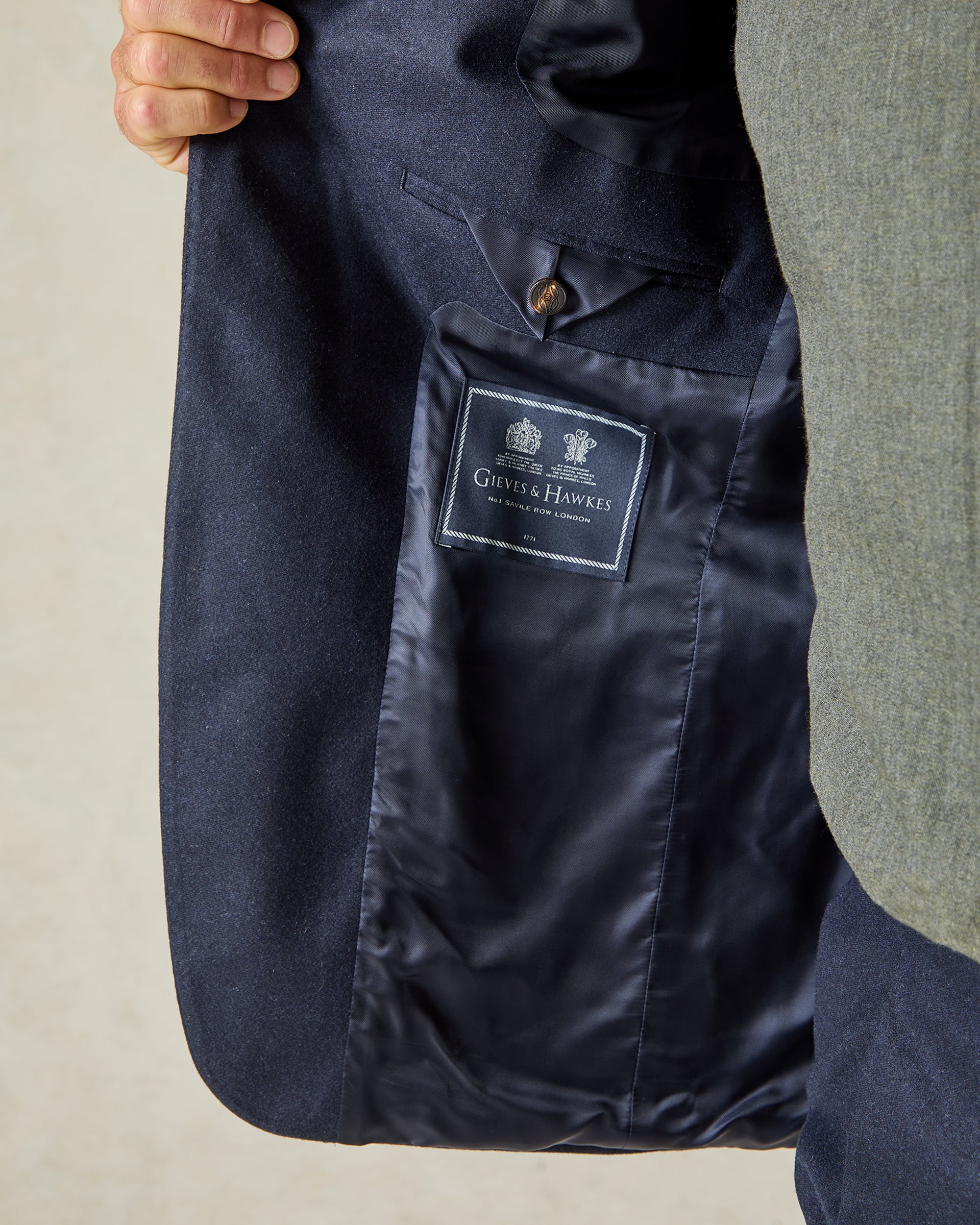 Cartwright Navy Flannel Suit