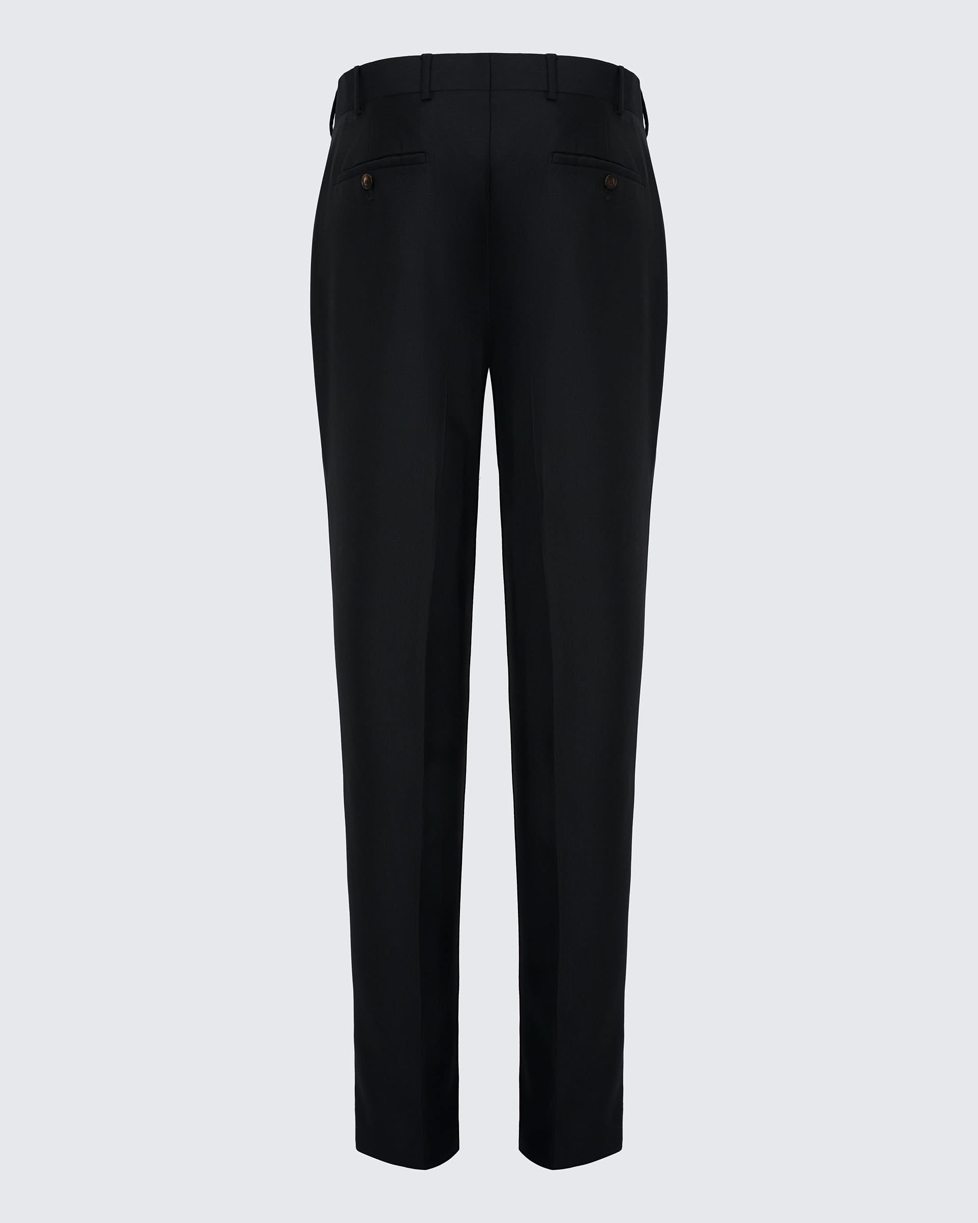 Clarke Wool Suit Trouser Black