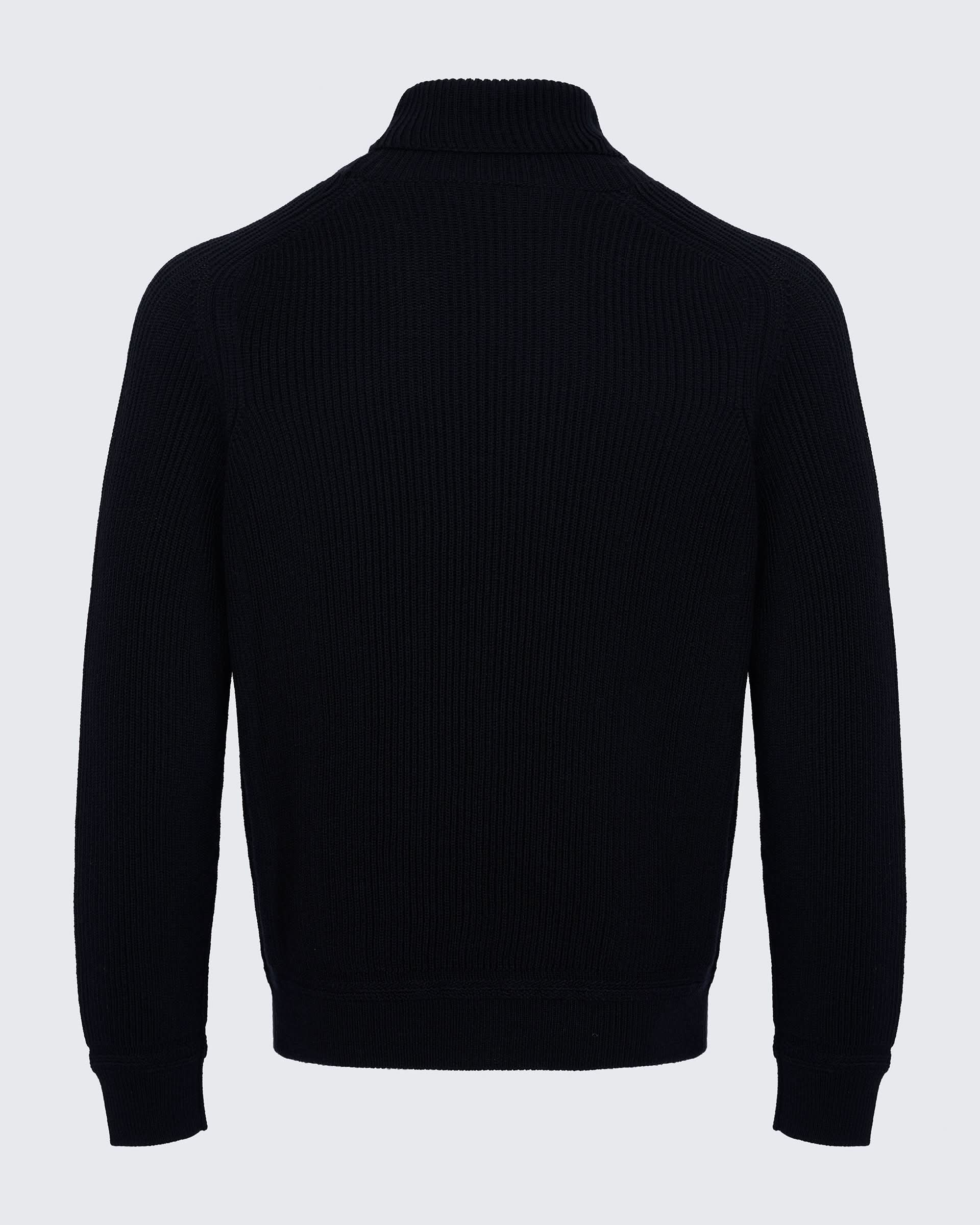 Denison Merino Wool Chunky Knit Roll Neck