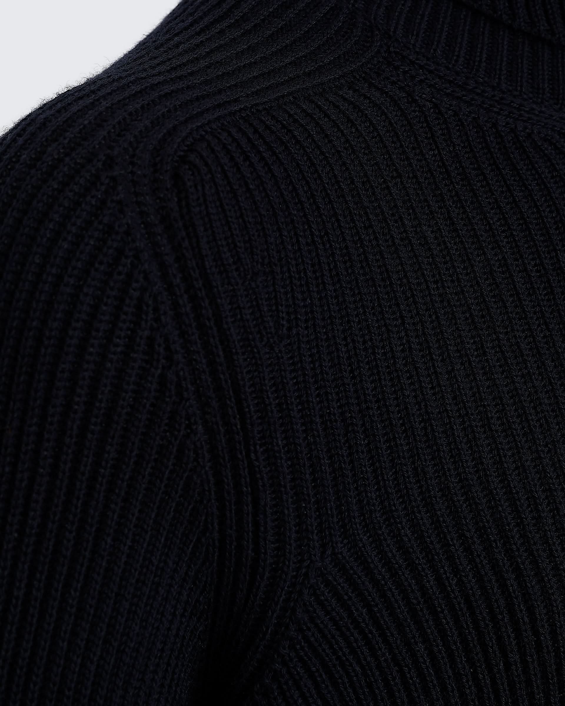 Denison Merino Wool Chunky Knit Roll Neck