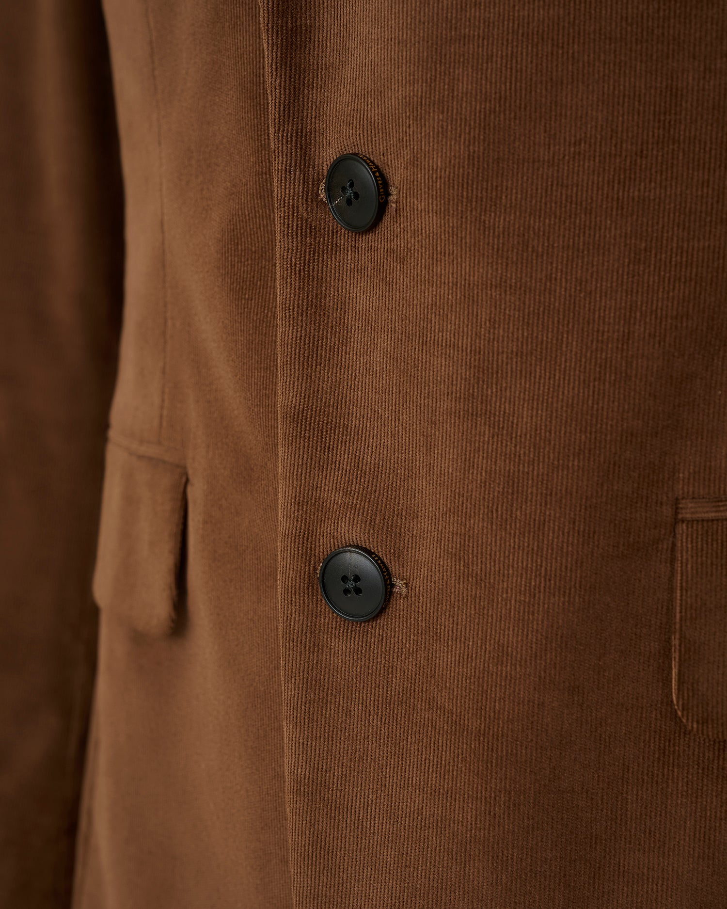 Dodge Cotton Elastine Baby Cord Suit Brown