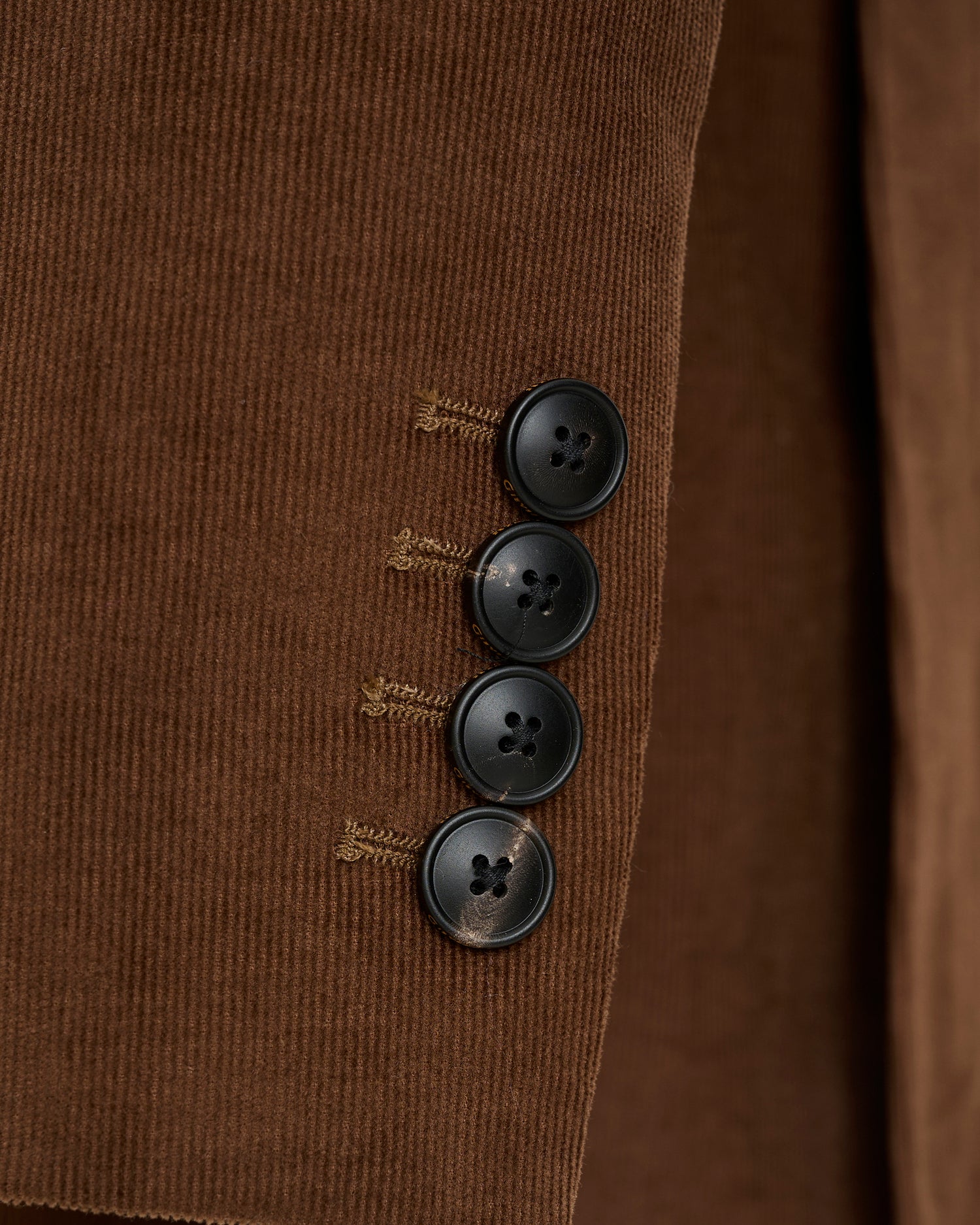 Dodge Cotton Elastine Baby Cord Suit Brown