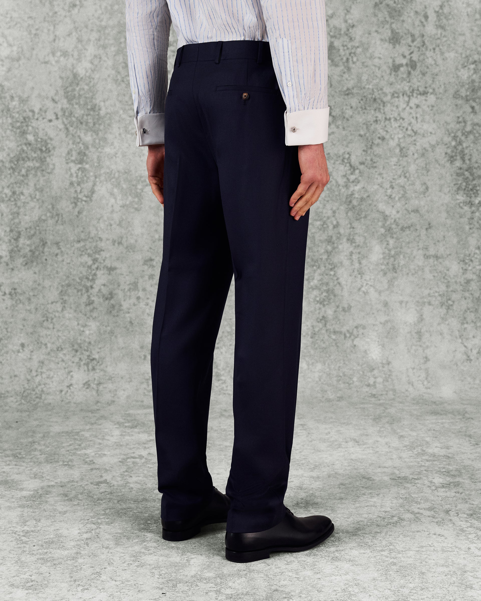 Doughty Wool Twill Suit Navy