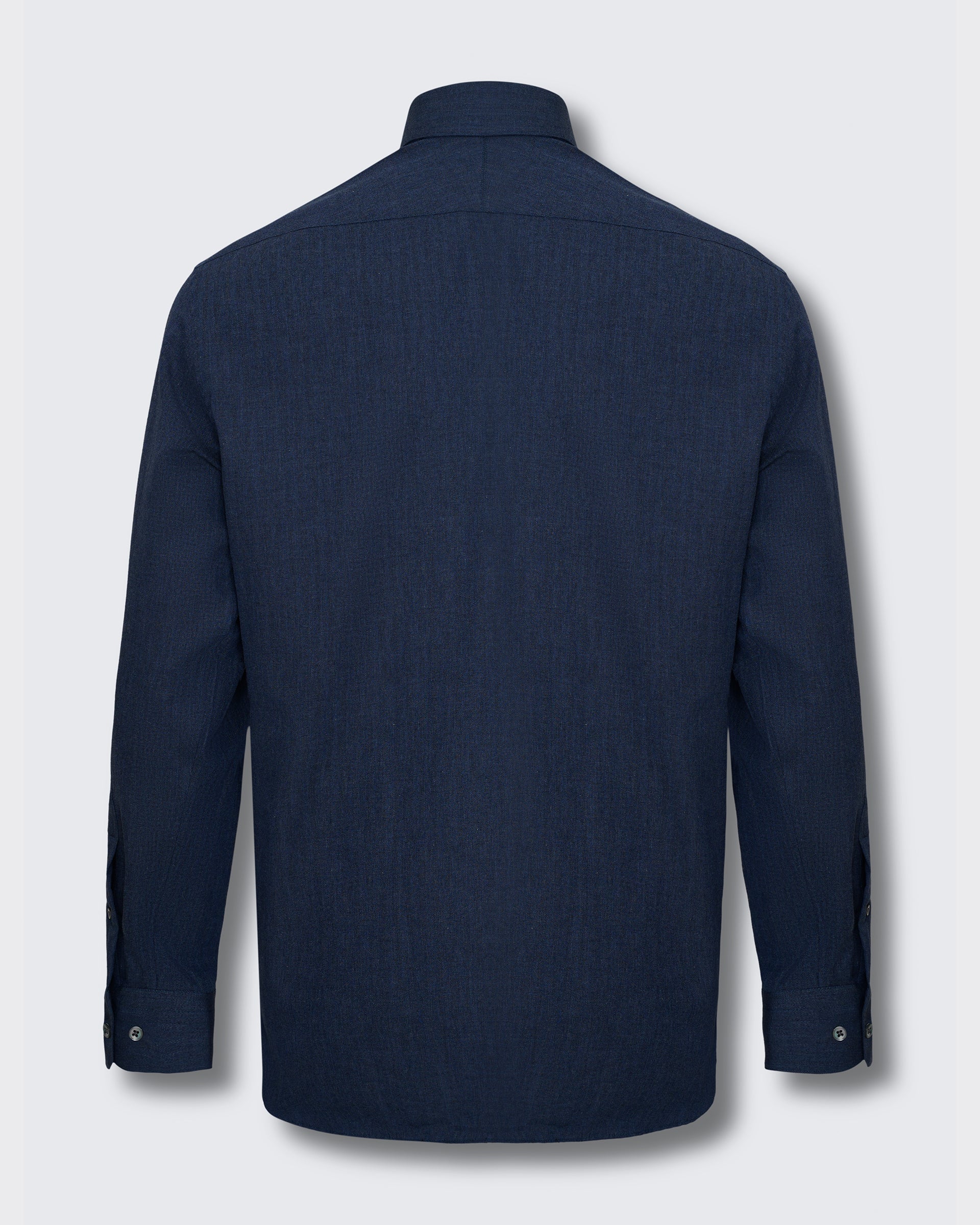 Day Herringbone Down Navy Shirt