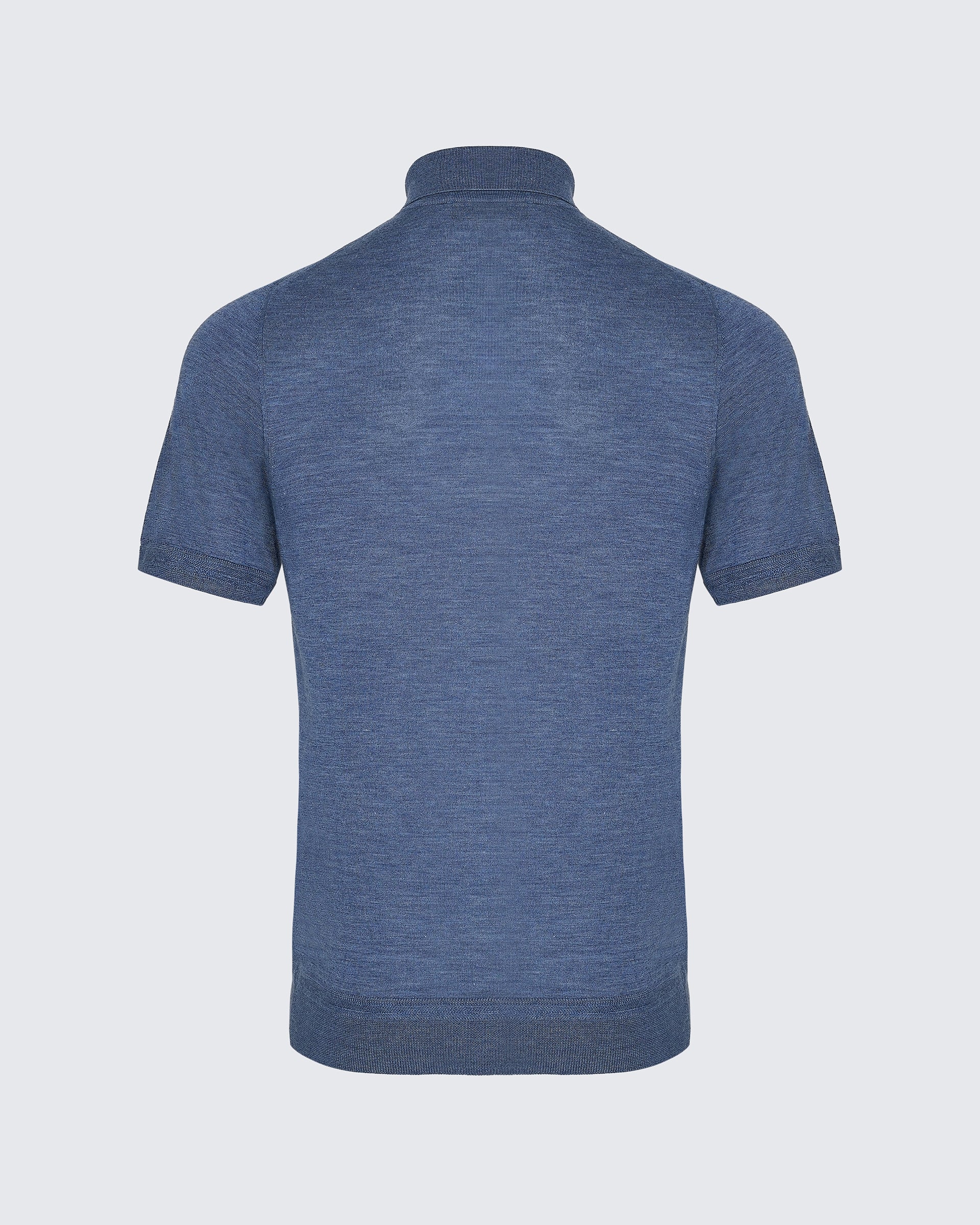 Dicken Merino Wool Silk Cashmere Polo Shirt