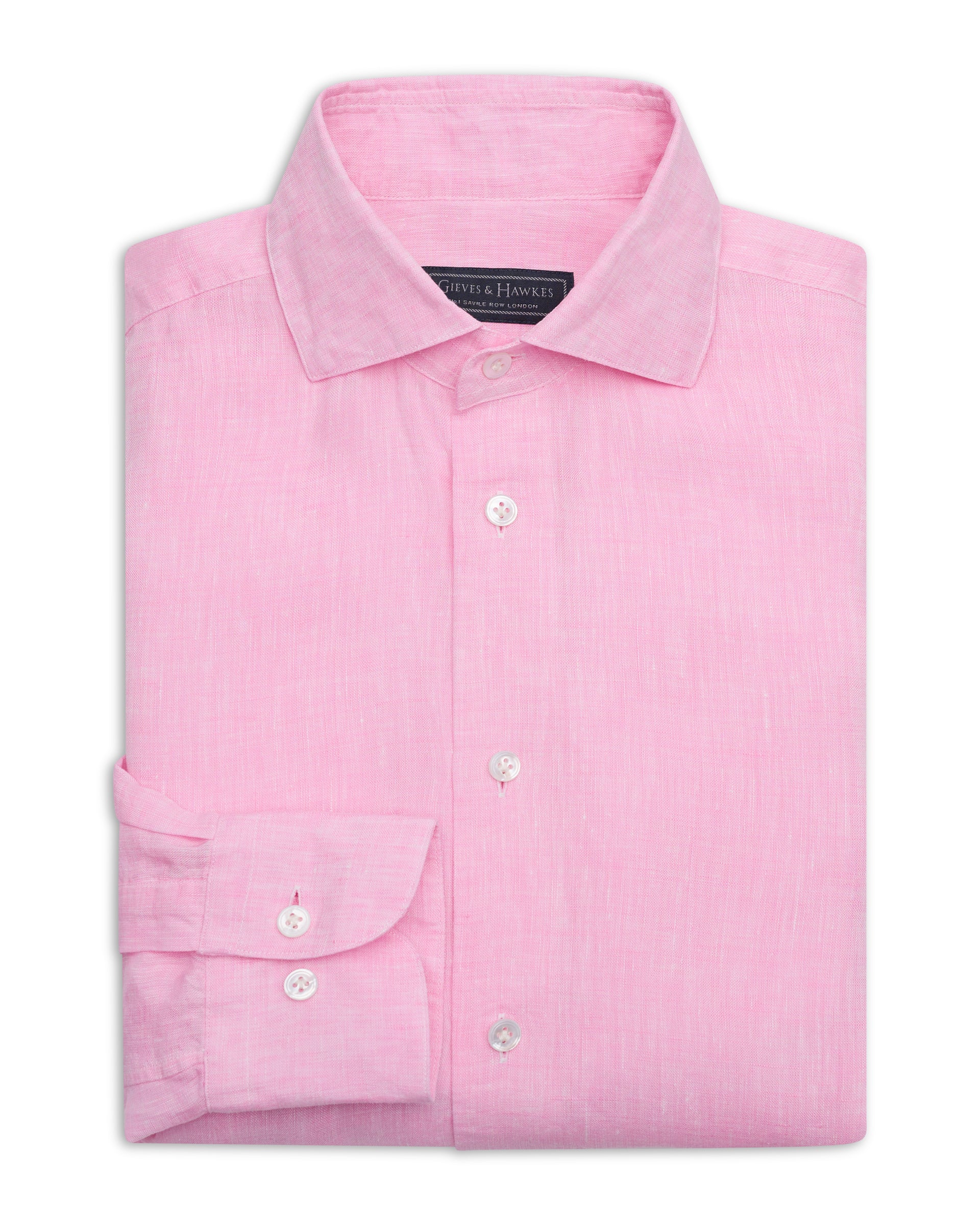 Dixon Linen Shirt Pink