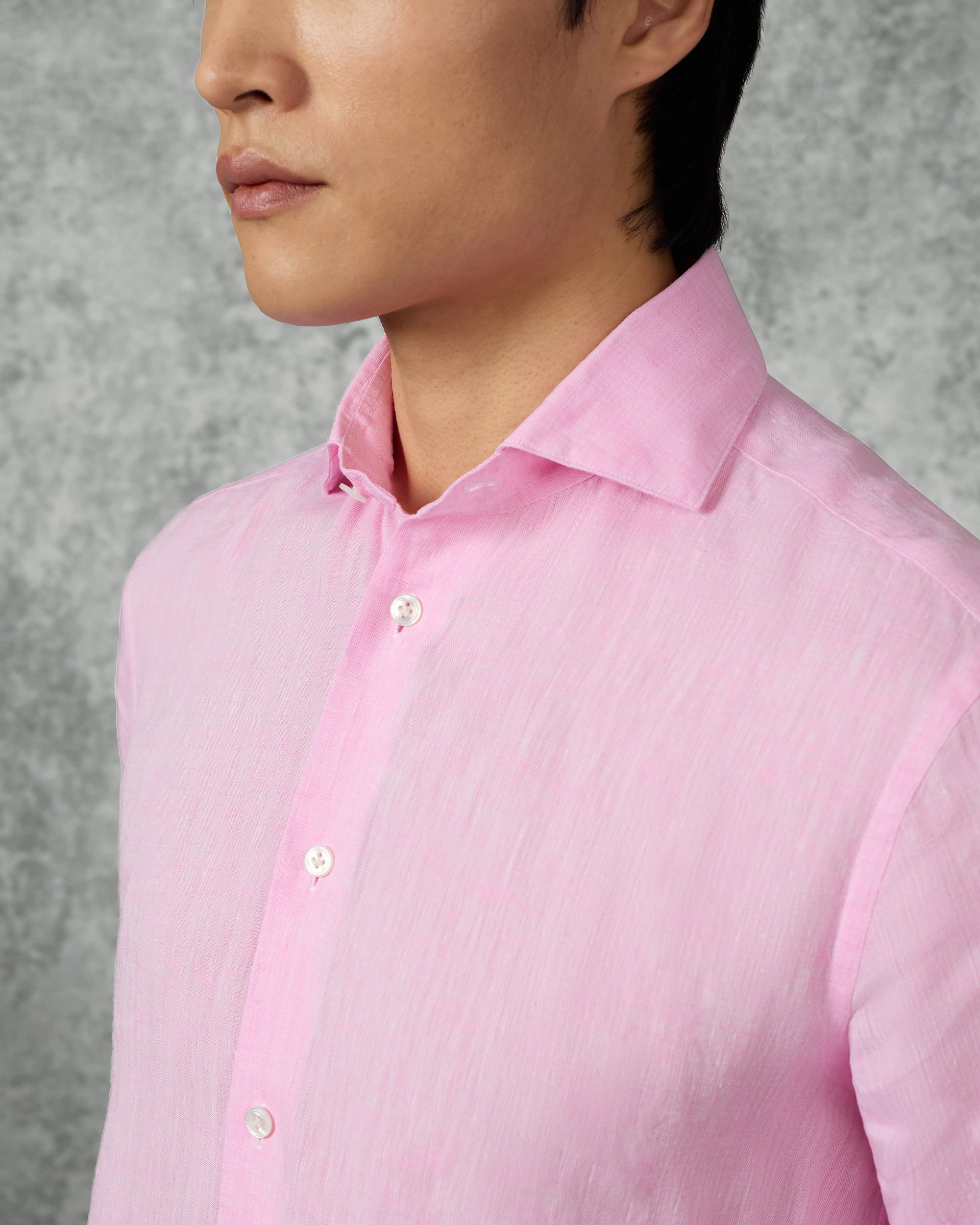 Dixon Linen Shirt Pink