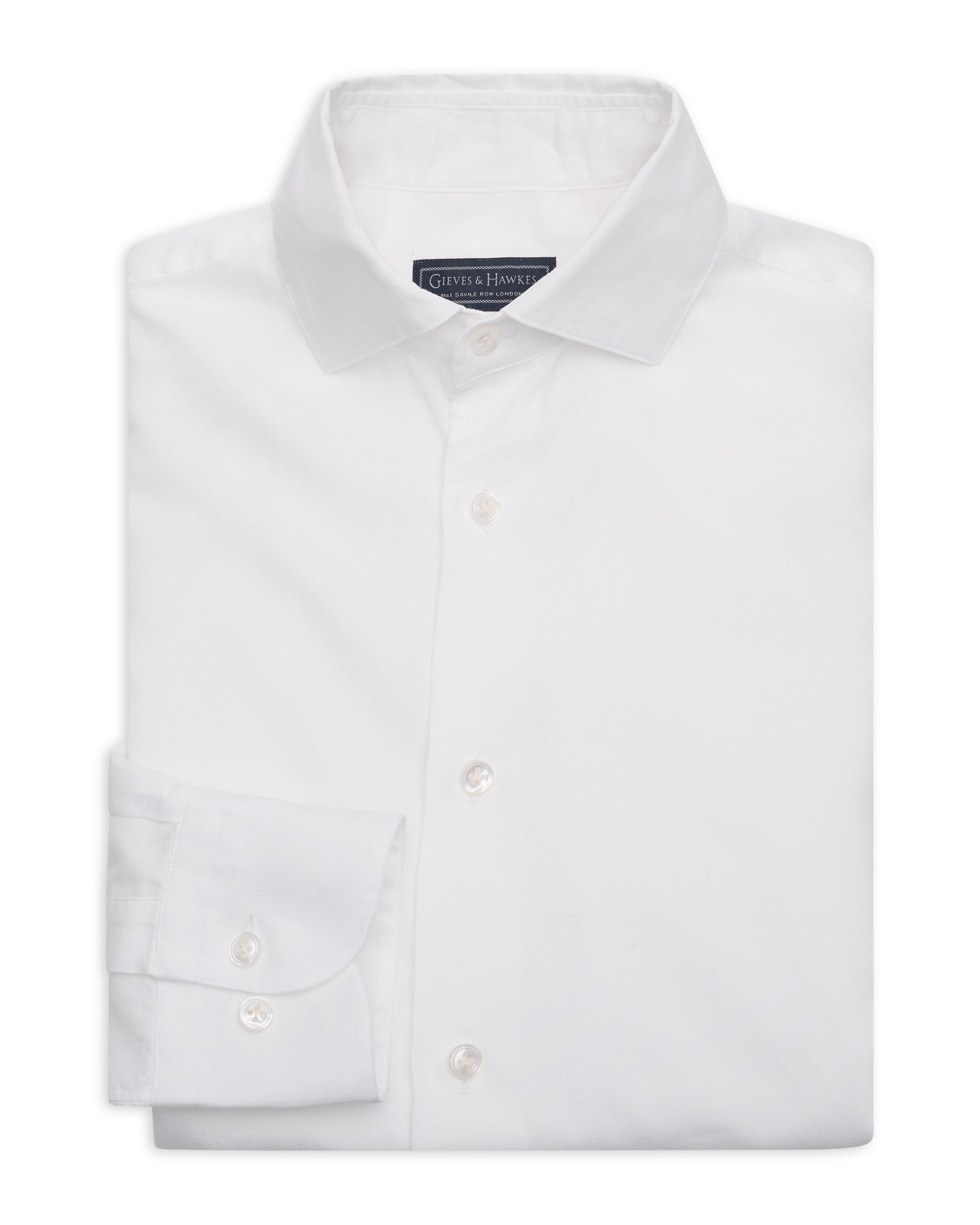 Dixon Linen Shirt White