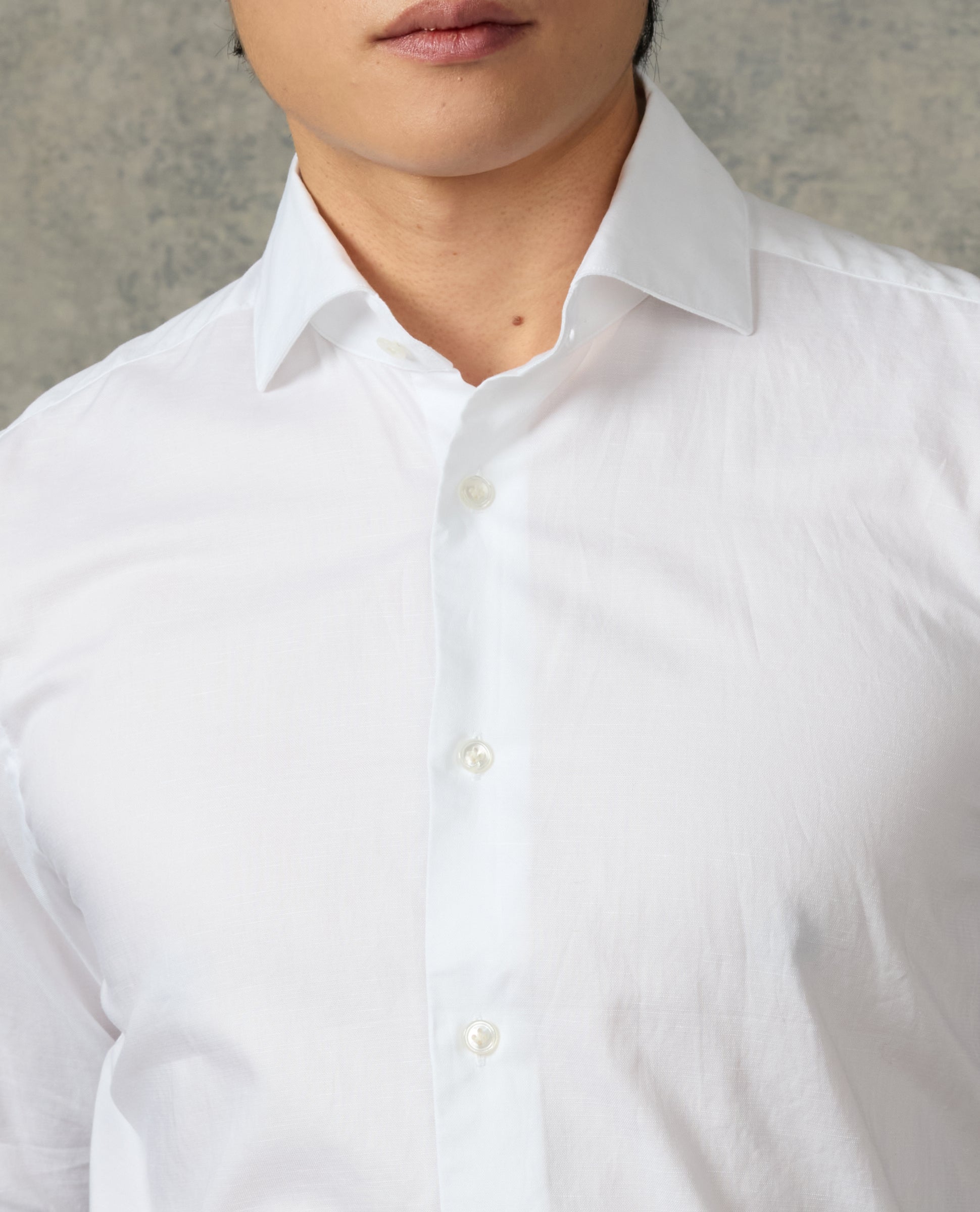 Dixon Linen Shirt White